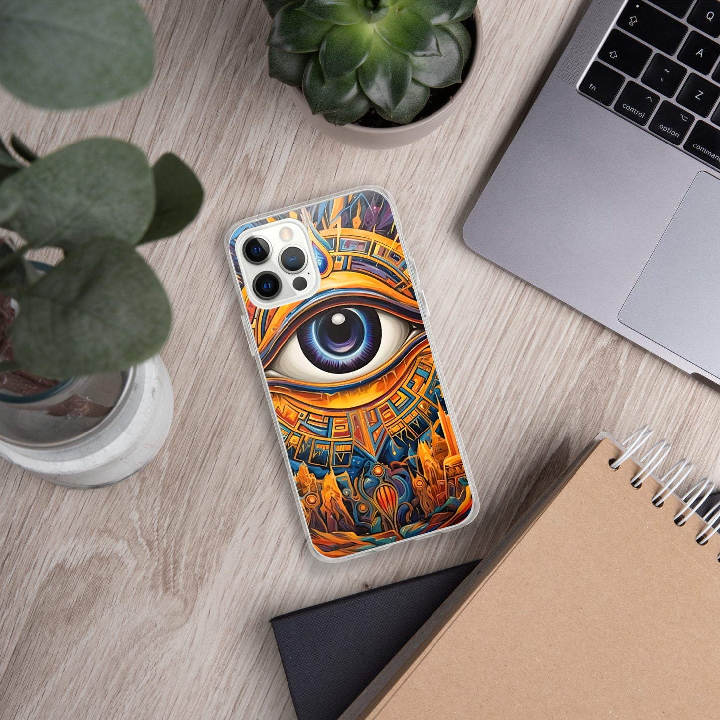 Coque pour iPhone® : L'oeil d'Horus, guérison et protection