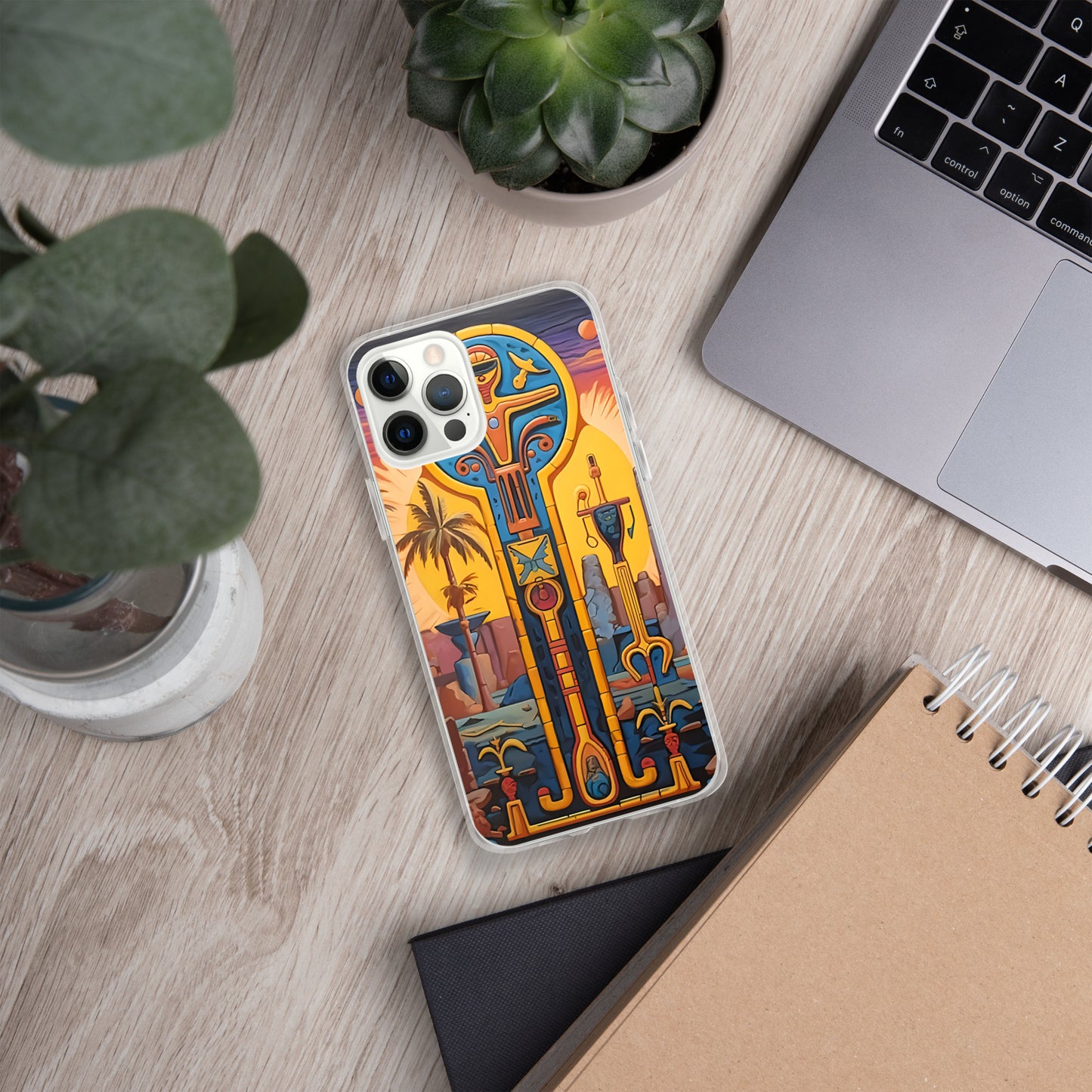 Coque pour iPhone® : La croix d'Ankh, symbole de vie éternelle