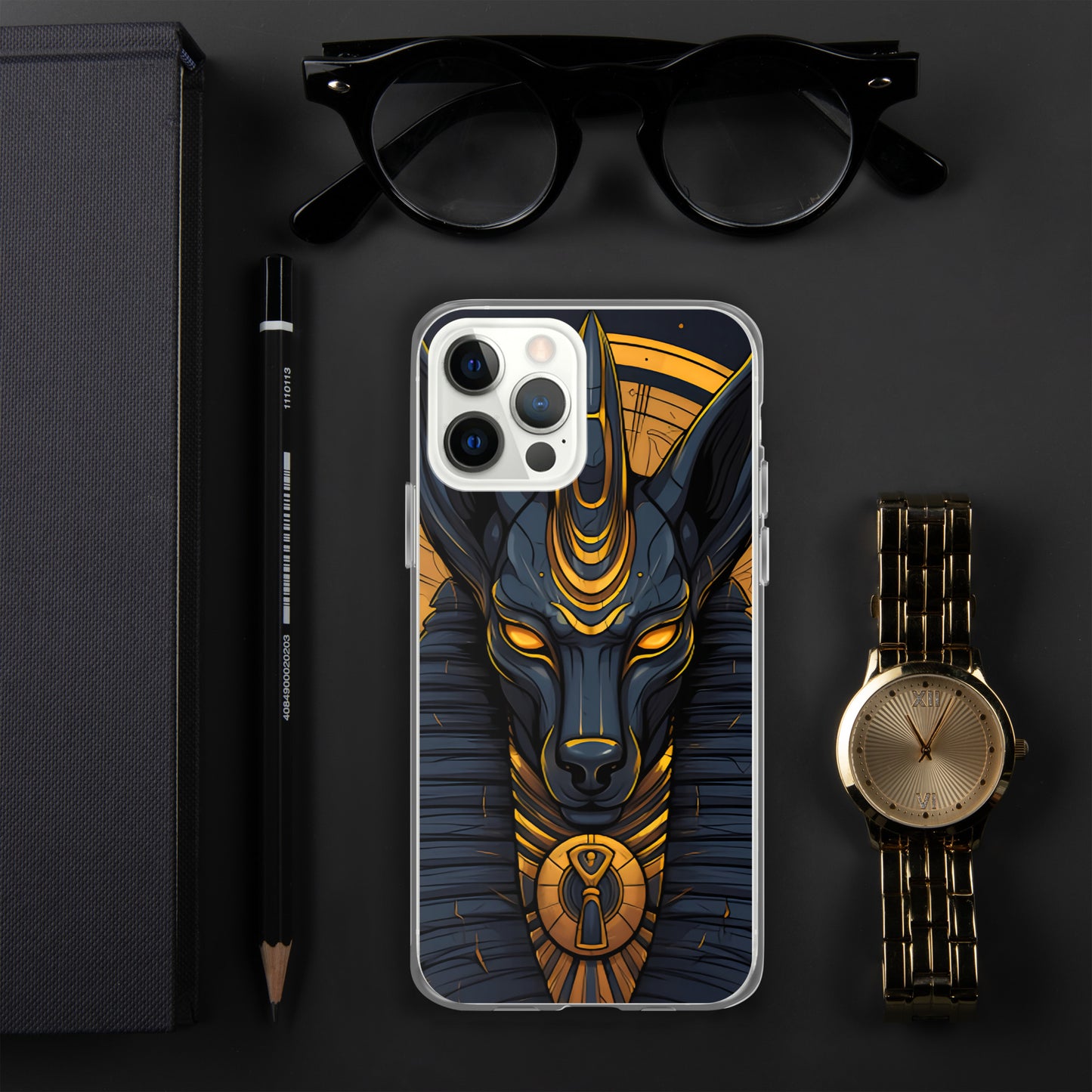 Coque pour iPhone® : Anubis, dieu de la mort et de la renaissance