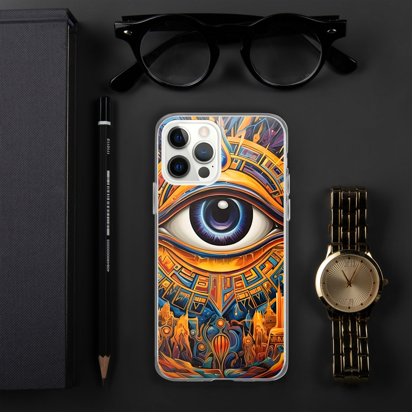 Coque pour iPhone® : L'oeil d'Horus, guérison et protection