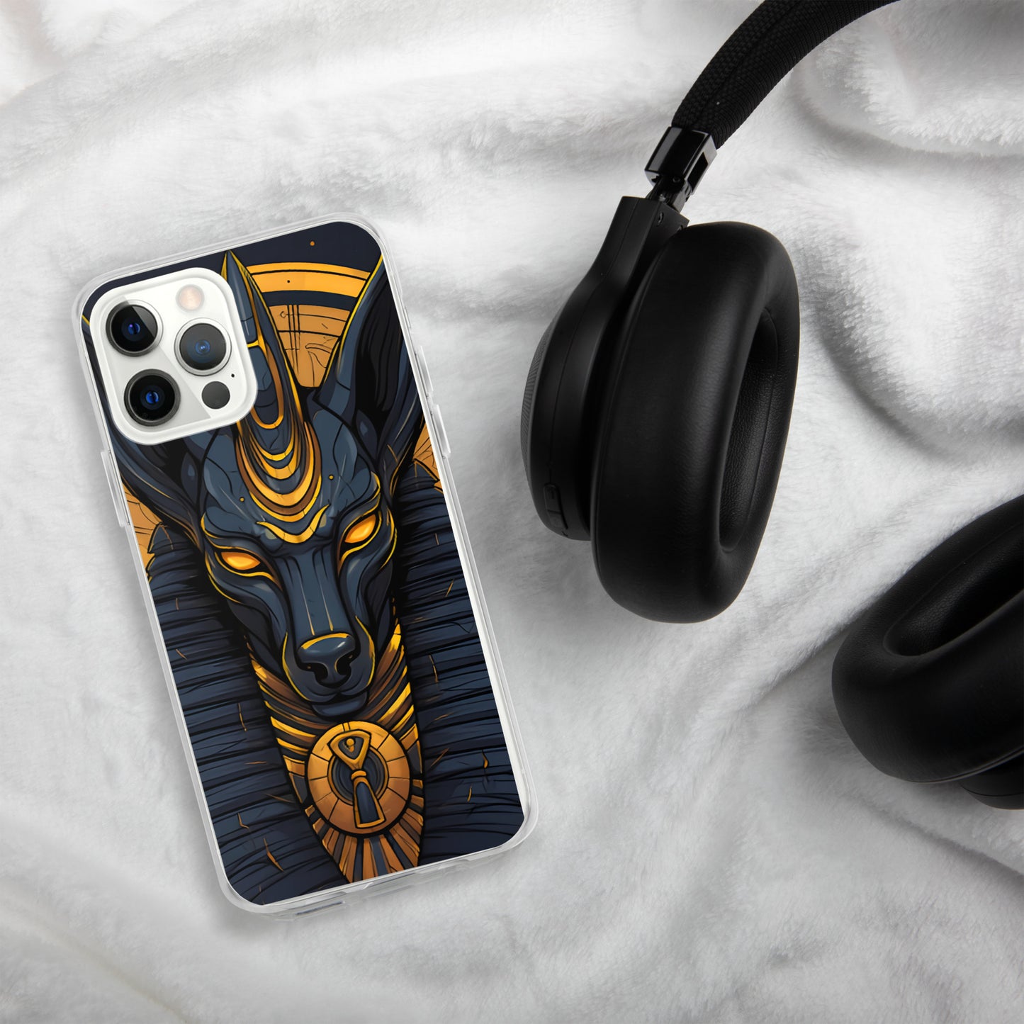 Coque pour iPhone® : Anubis, dieu de la mort et de la renaissance