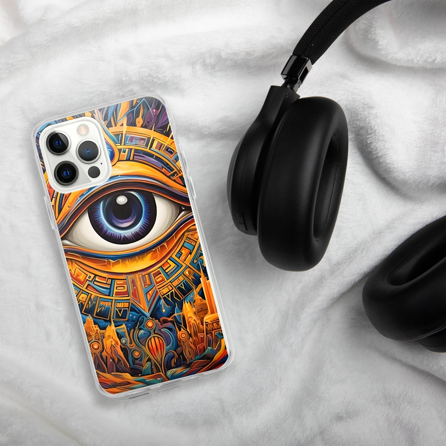 Coque pour iPhone® : L'oeil d'Horus, guérison et protection