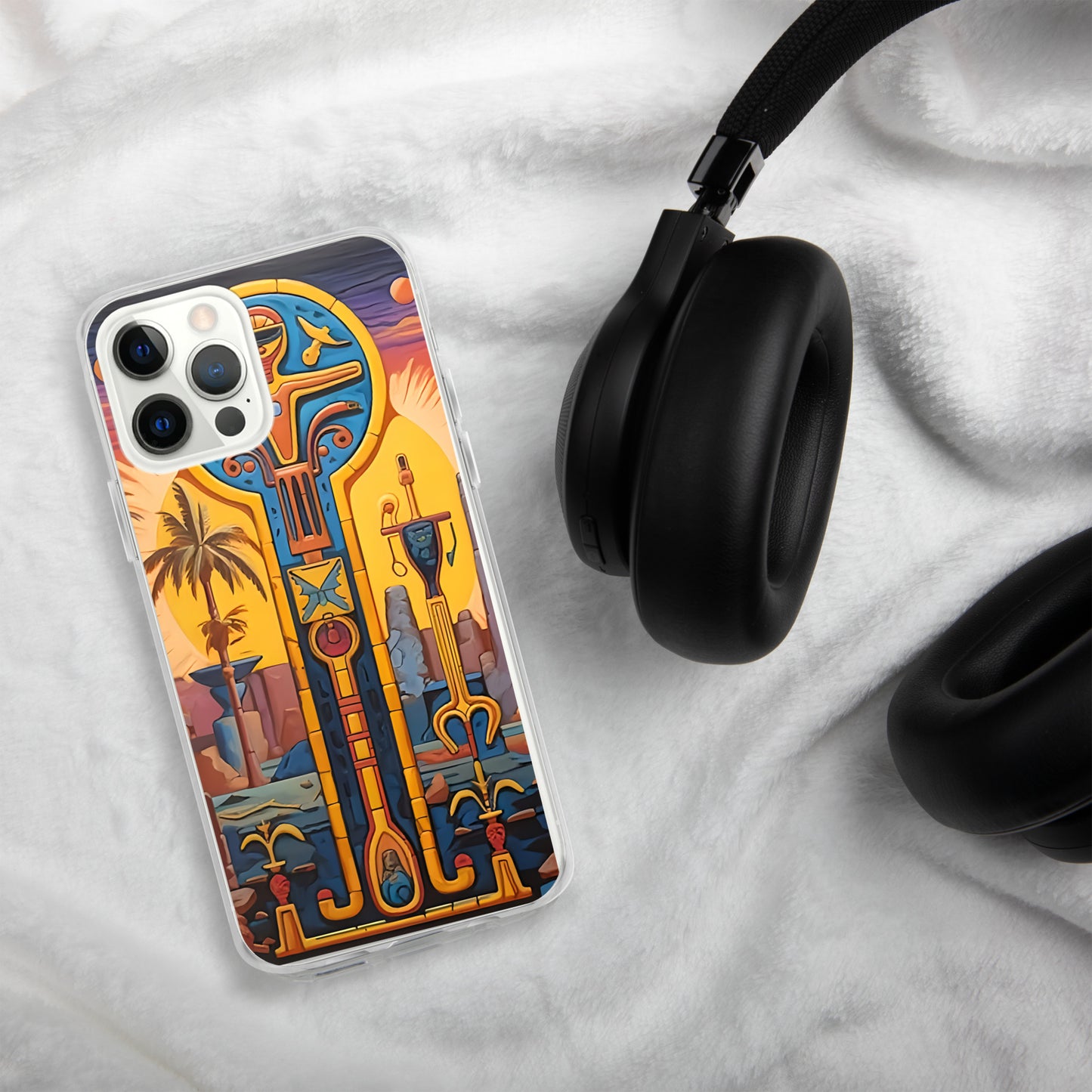 Coque pour iPhone® : La croix d'Ankh, symbole de vie éternelle