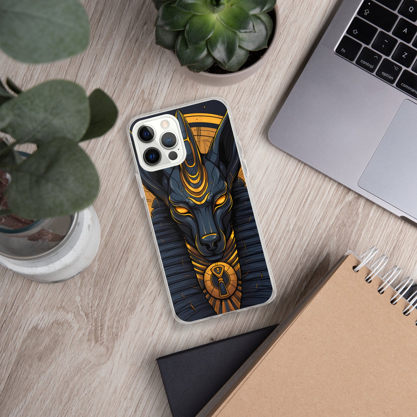 Coque pour iPhone® : Anubis, dieu de la mort et de la renaissance