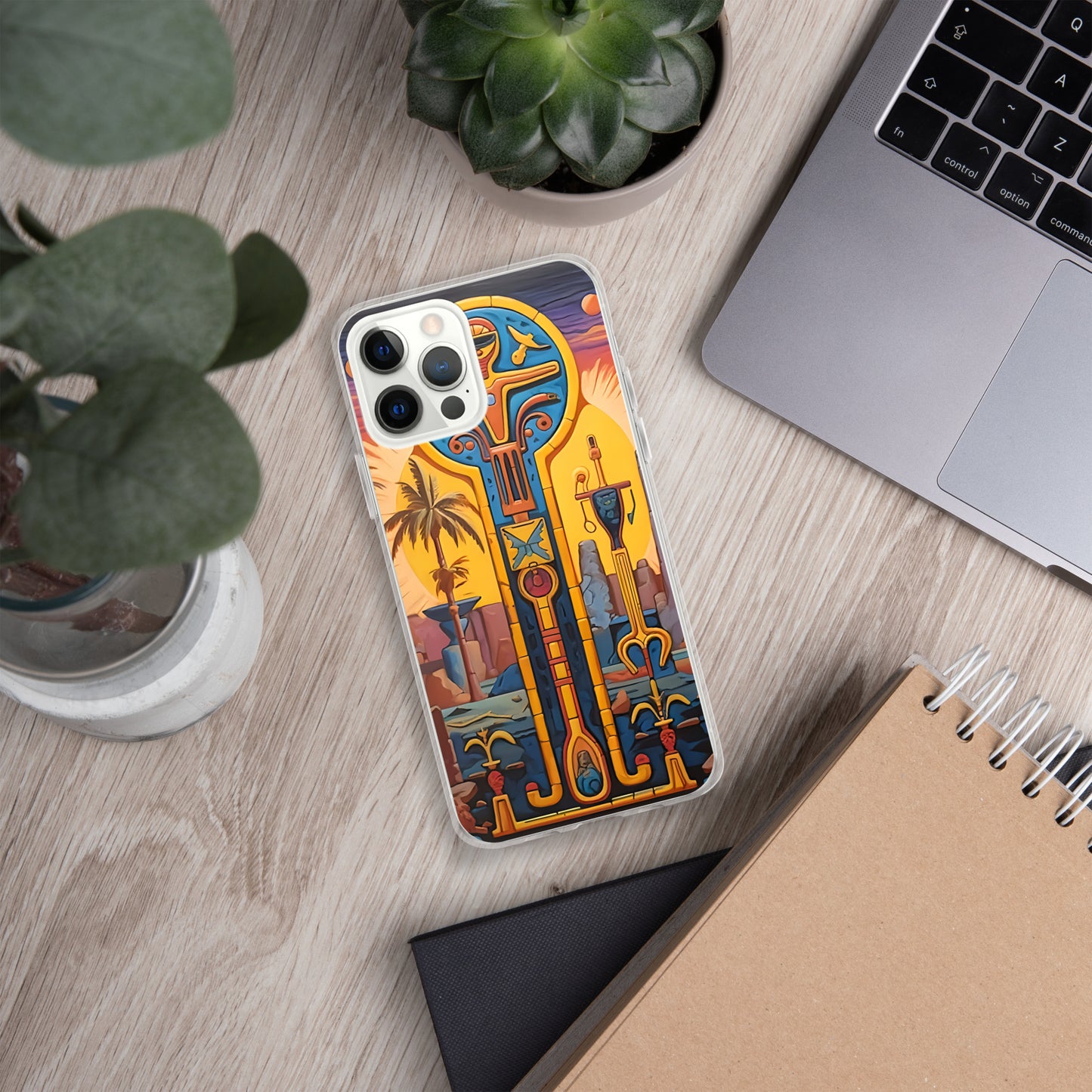 Coque pour iPhone® : La croix d'Ankh, symbole de vie éternelle