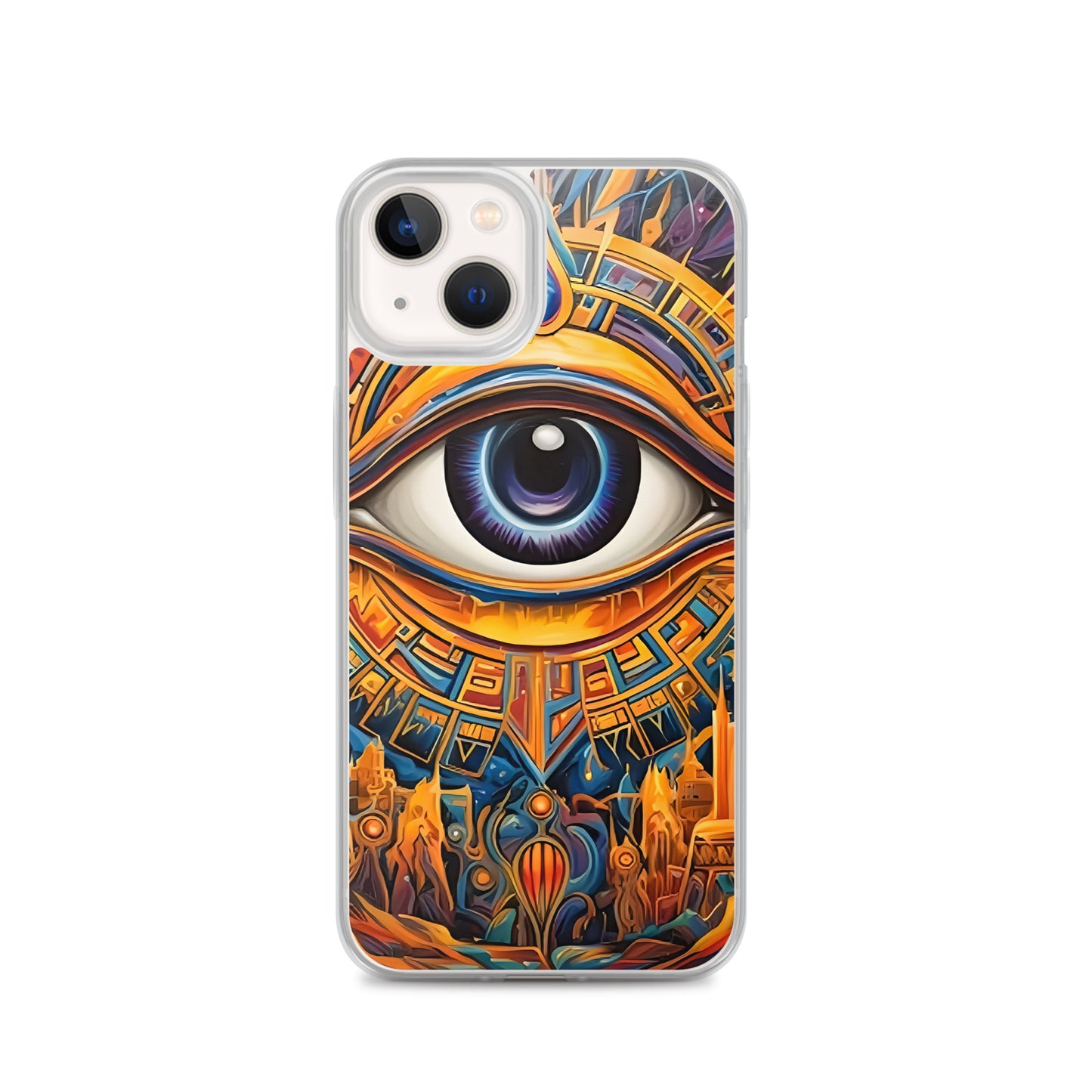 Coque d'iPhone® rigide : L'oeil d'Horus, guérison et protection