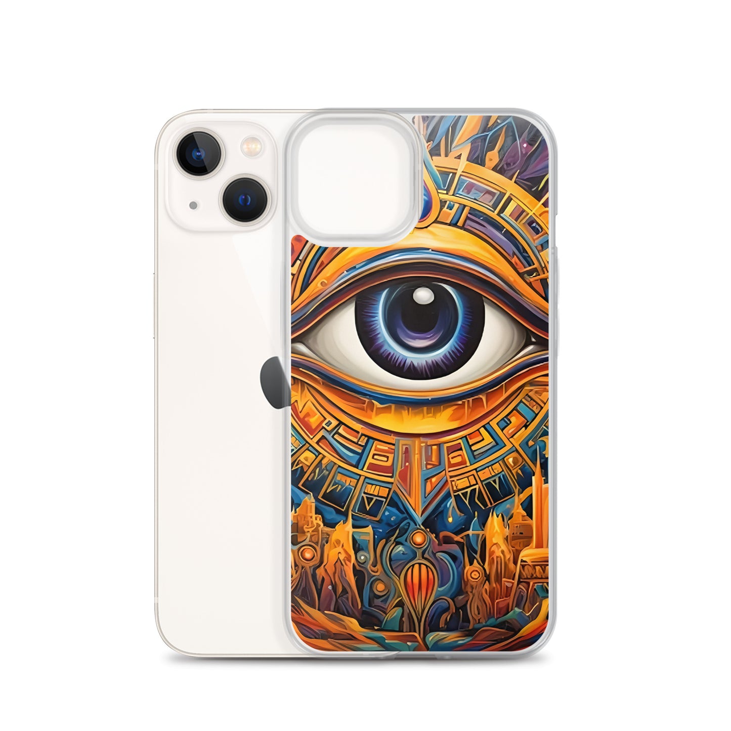 Coque d'iPhone® rigide : L'oeil d'Horus, guérison et protection