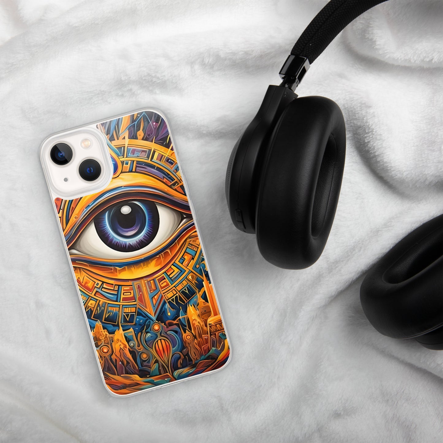 Coque pour iPhone® : L'oeil d'Horus, guérison et protection