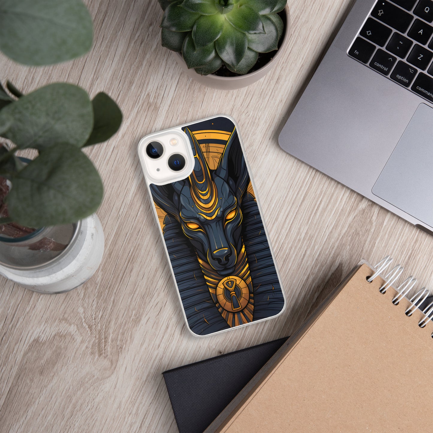 Coque pour iPhone® : Anubis, dieu de la mort et de la renaissance