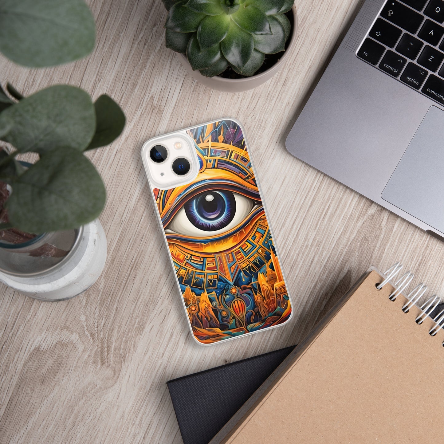 Coque pour iPhone® : L'oeil d'Horus, guérison et protection