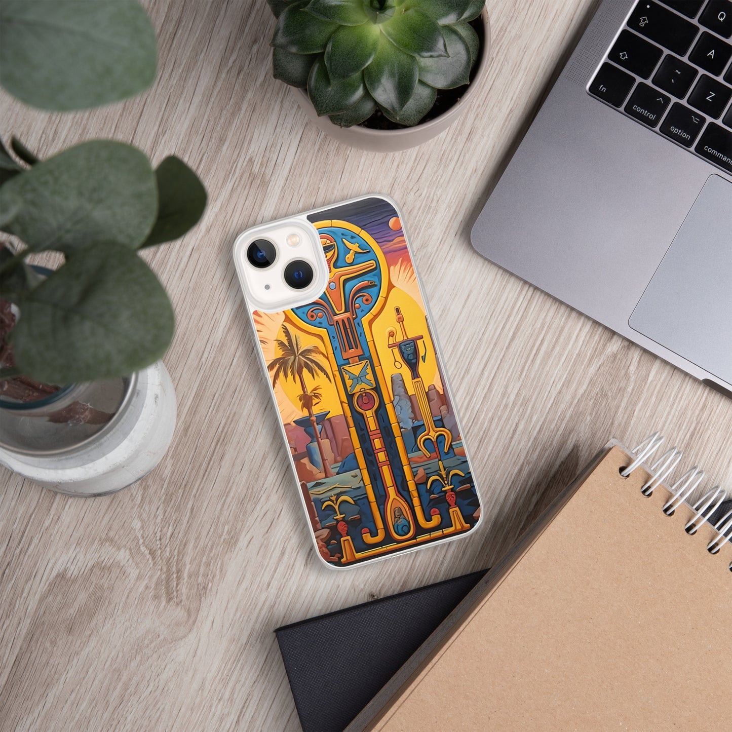 Coque pour iPhone® : La croix d'Ankh, symbole de vie éternelle