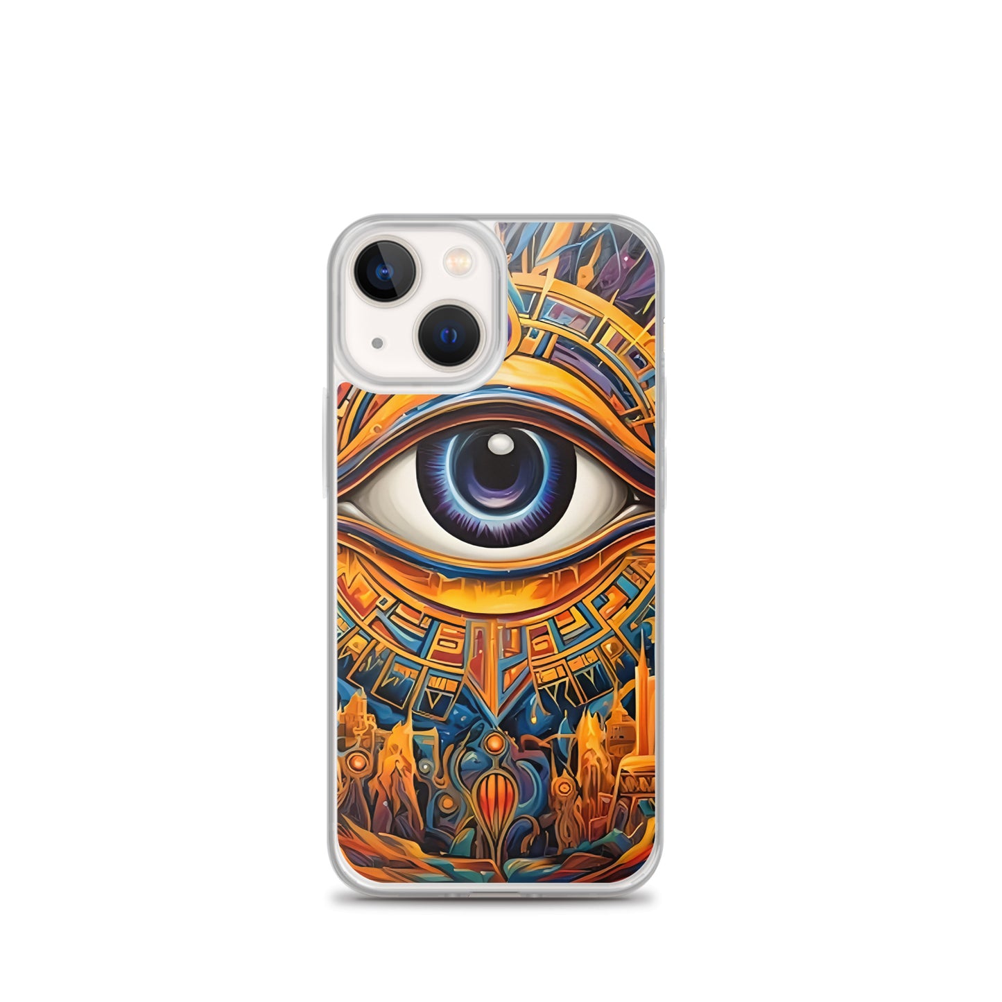 Coque d'iPhone® rigide : L'oeil d'Horus, guérison et protection