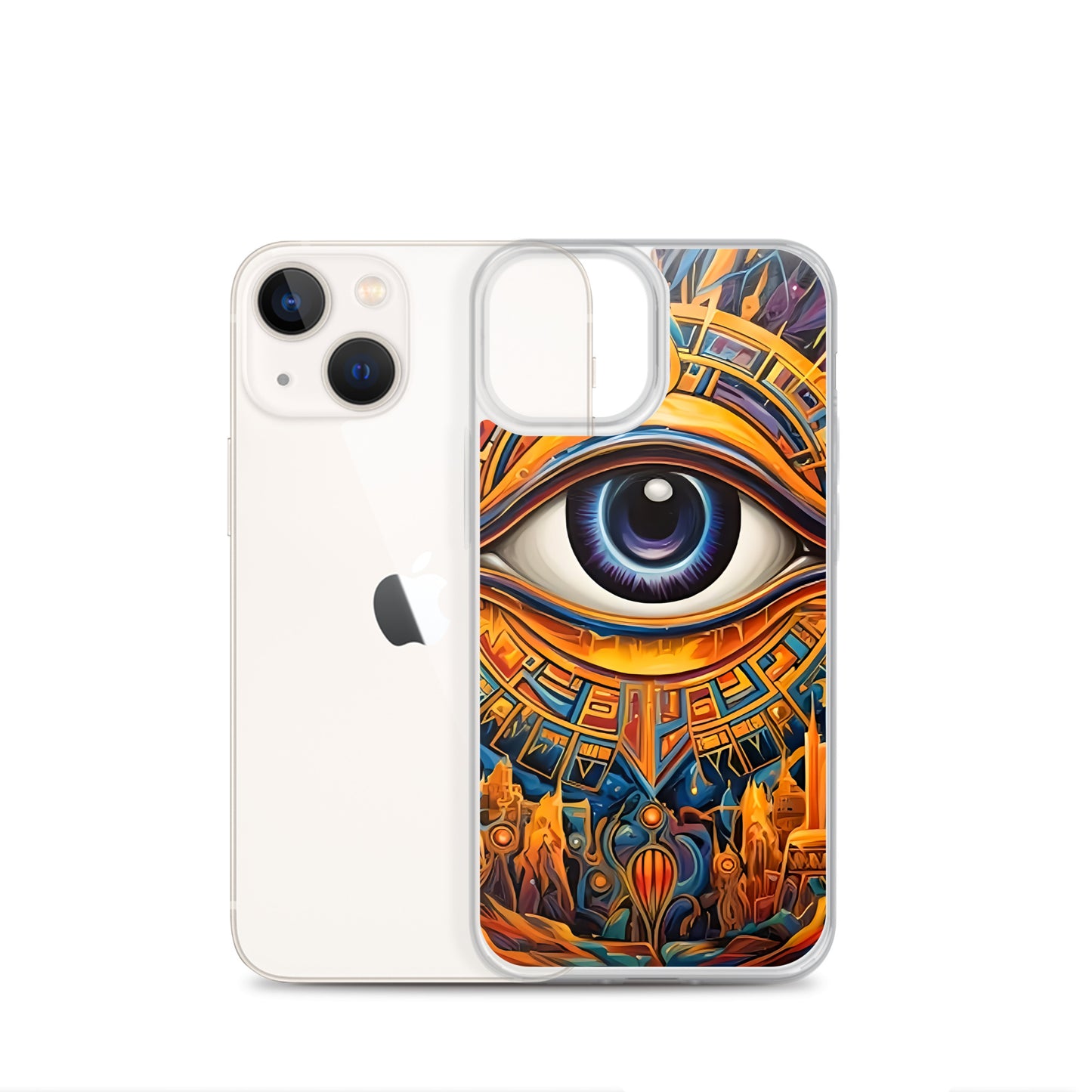 Coque d'iPhone® rigide : L'oeil d'Horus, guérison et protection