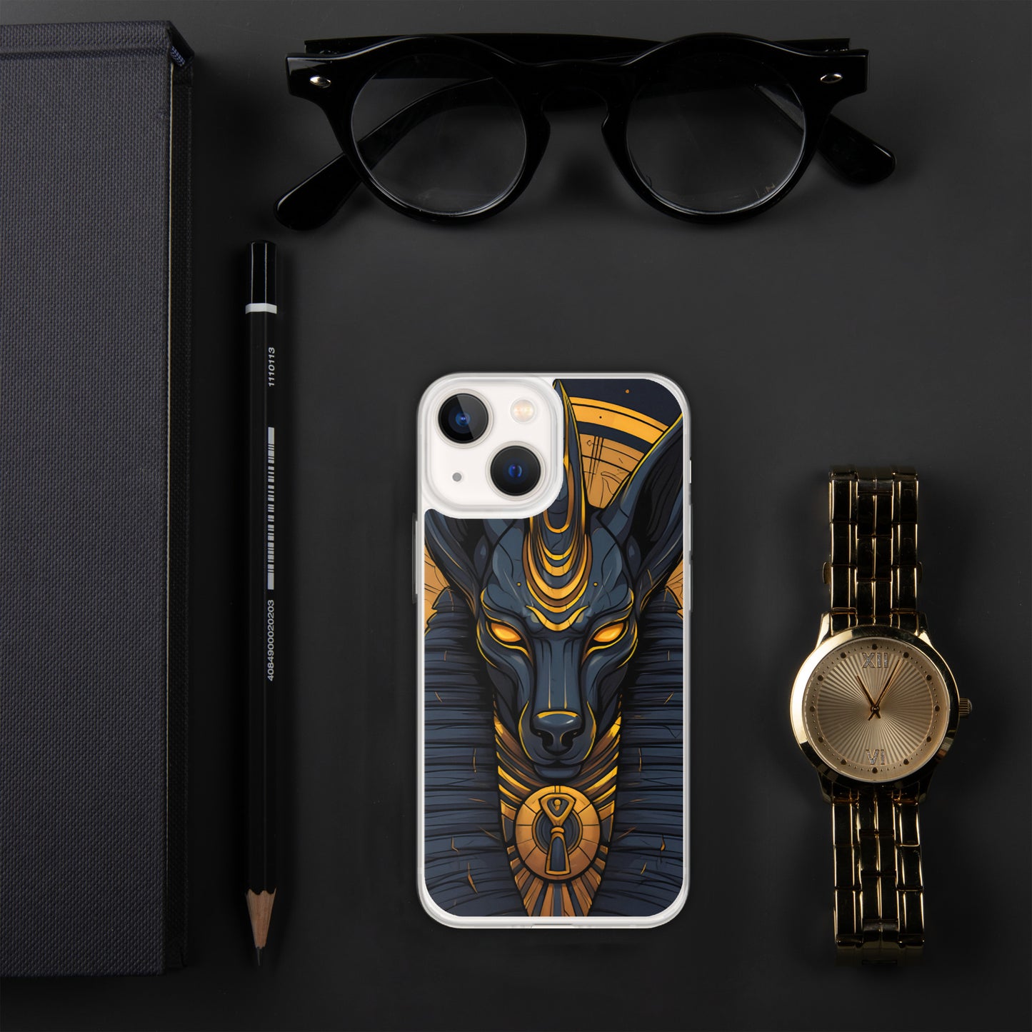 Coque pour iPhone® : Anubis, dieu de la mort et de la renaissance