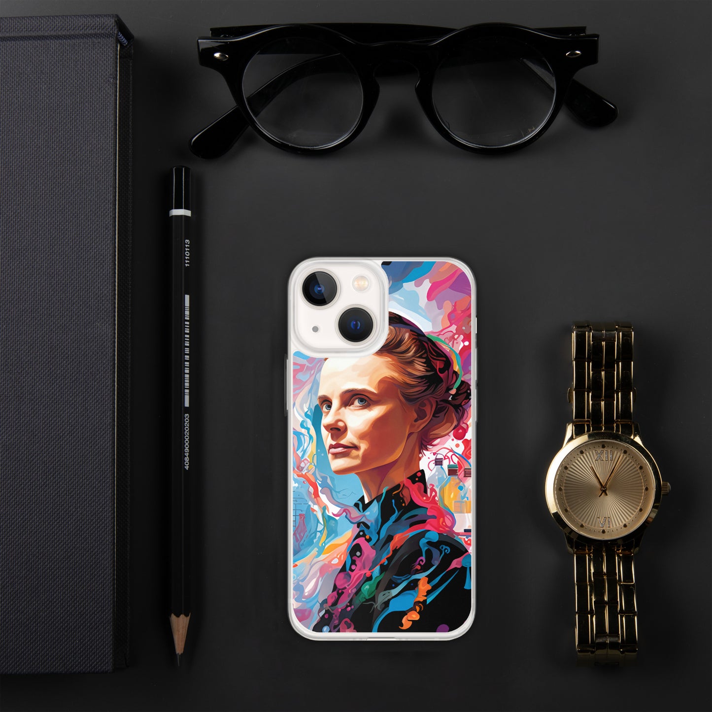 Coque pour iPhone® : Marie Curie, rayonnement scientifique