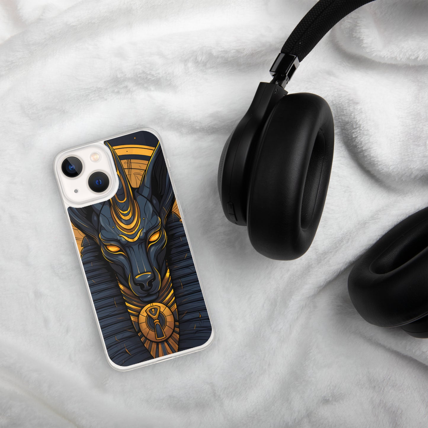 Coque pour iPhone® : Anubis, dieu de la mort et de la renaissance