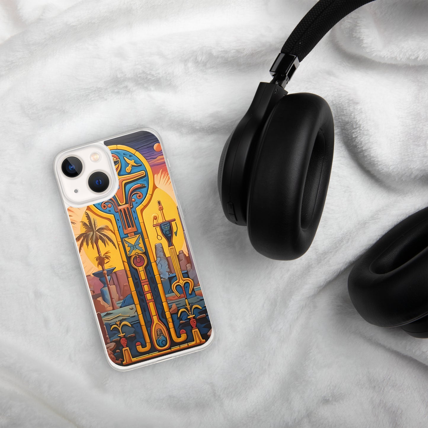 Coque pour iPhone® : La croix d'Ankh, symbole de vie éternelle