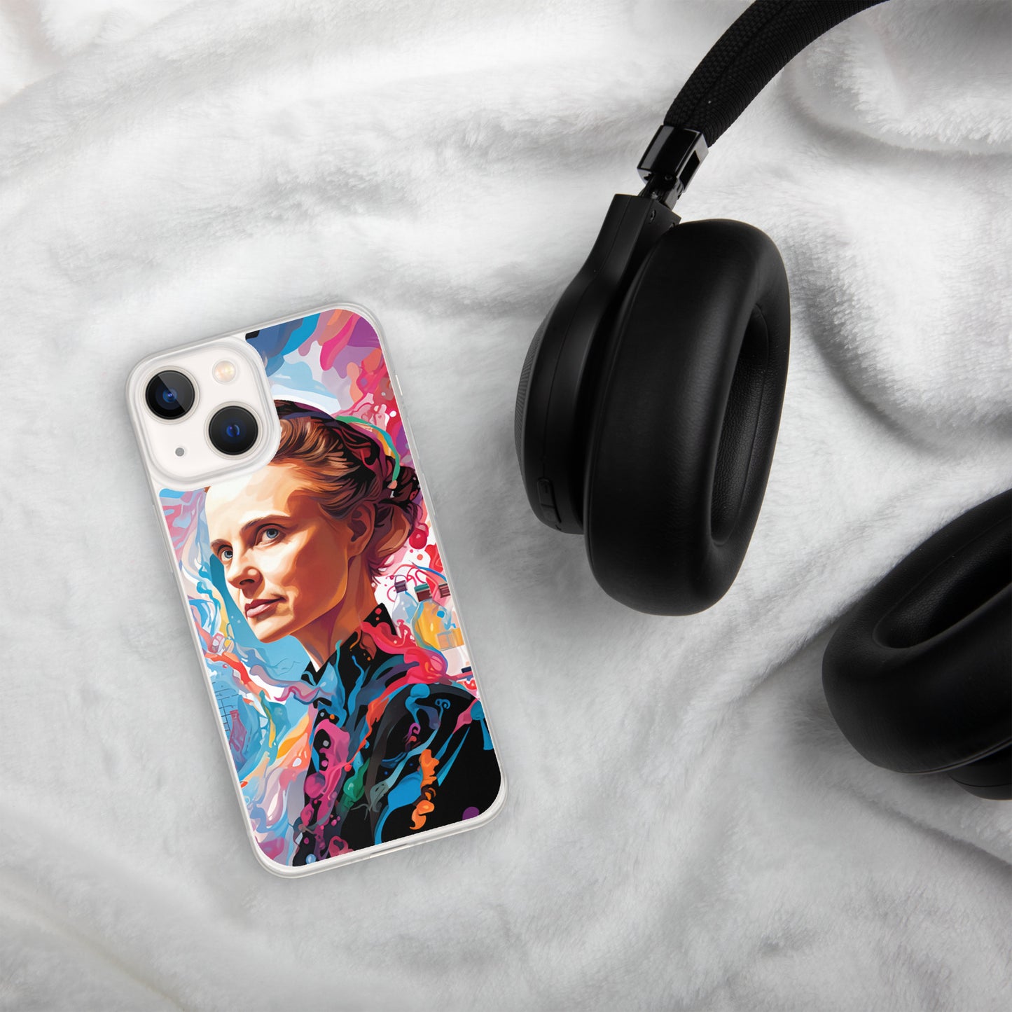 Coque pour iPhone® : Marie Curie, rayonnement scientifique