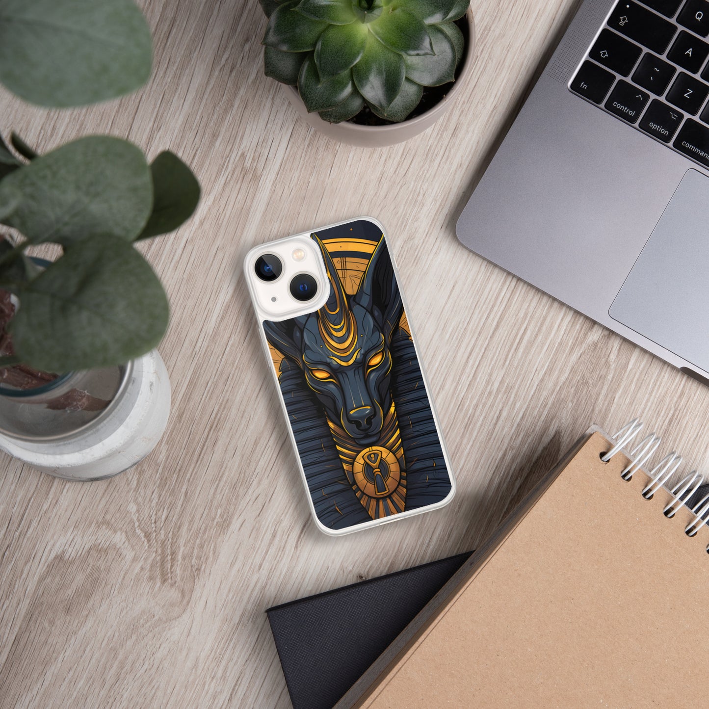 Coque pour iPhone® : Anubis, dieu de la mort et de la renaissance