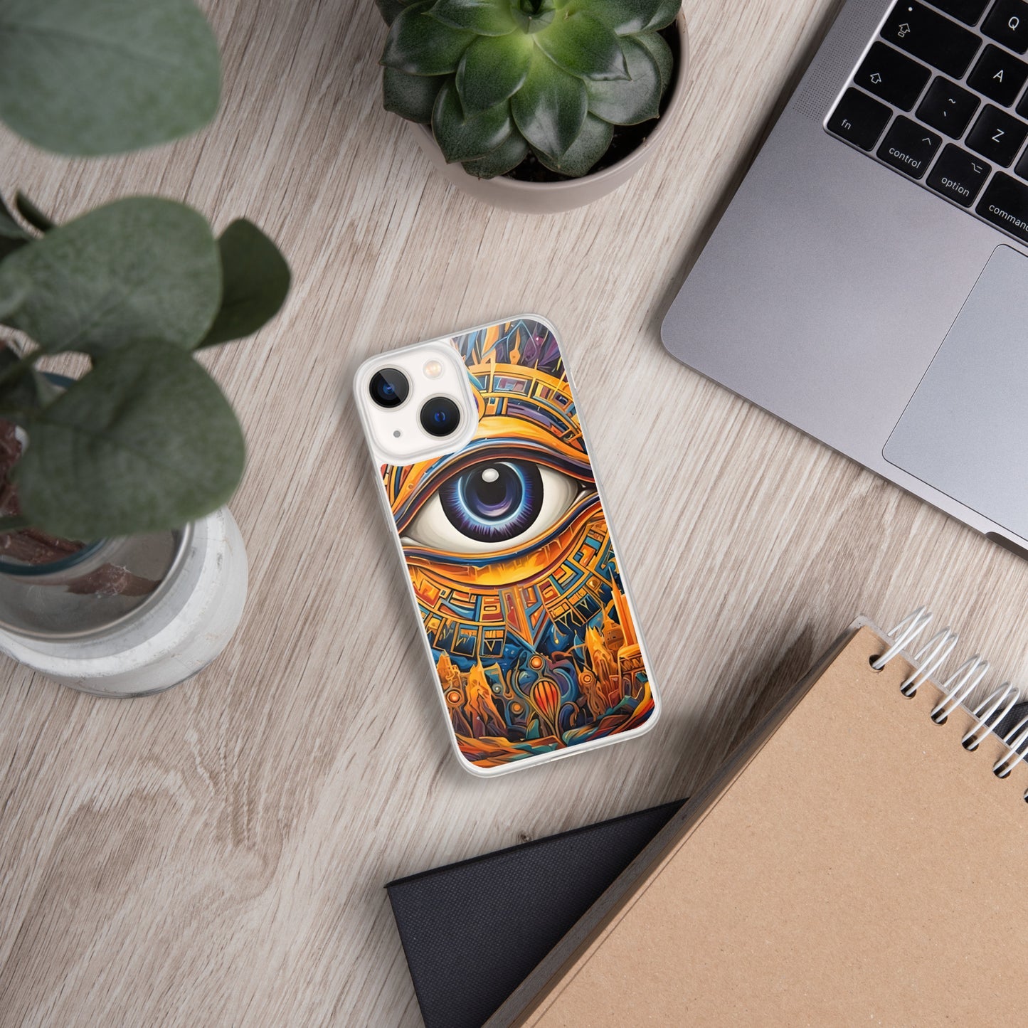 Coque pour iPhone® : L'oeil d'Horus, guérison et protection