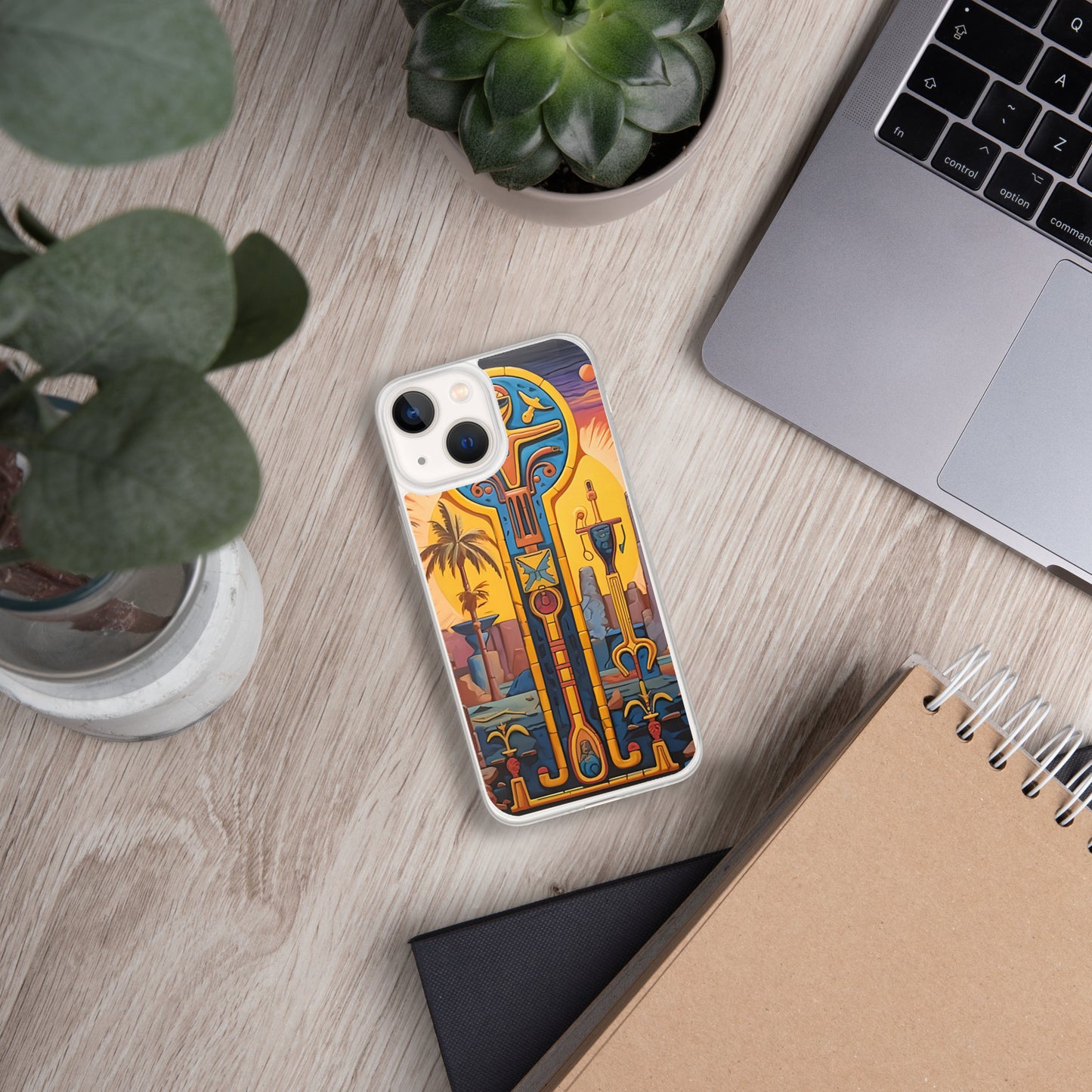 Coque pour iPhone® : La croix d'Ankh, symbole de vie éternelle