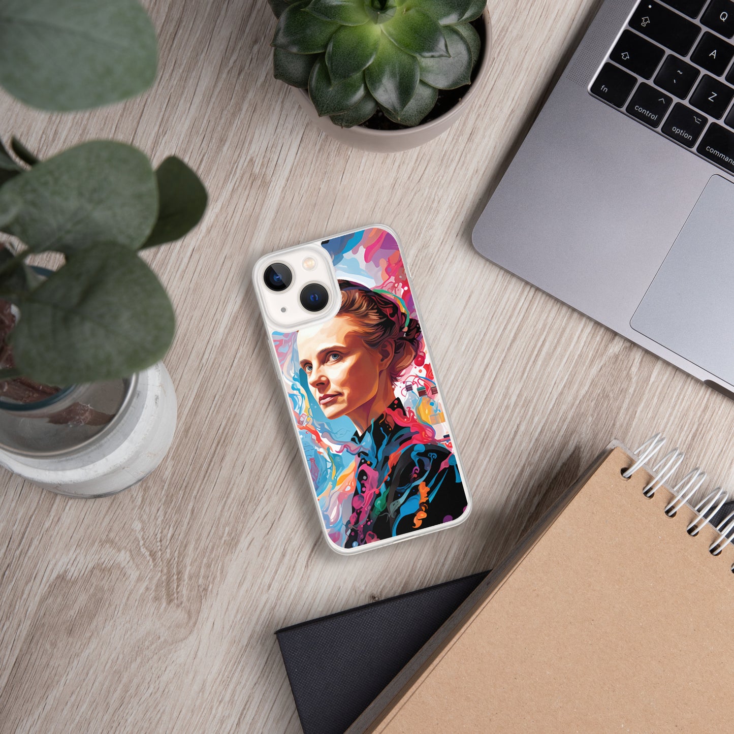 Coque pour iPhone® : Marie Curie, rayonnement scientifique