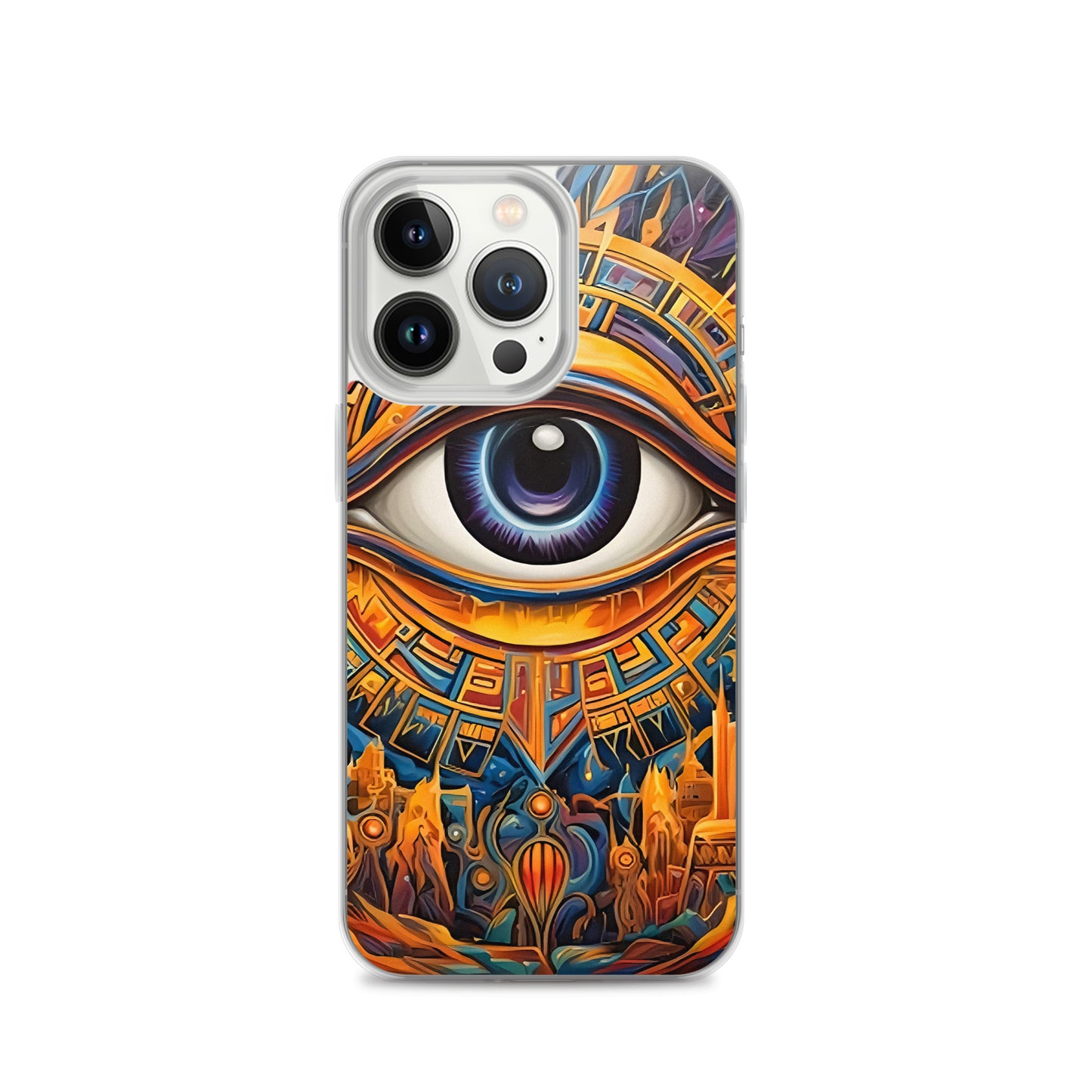 Coque d'iPhone® rigide : L'oeil d'Horus, guérison et protection