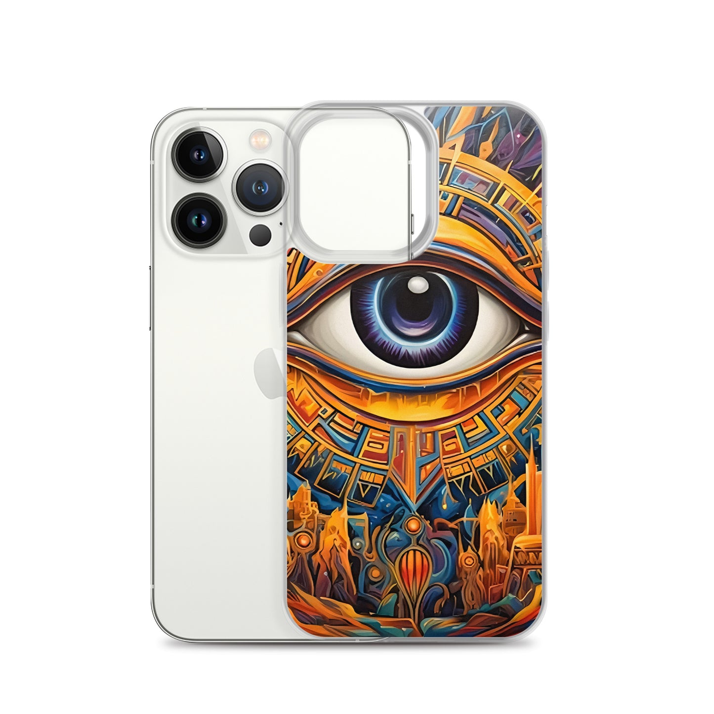 Coque d'iPhone® rigide : L'oeil d'Horus, guérison et protection