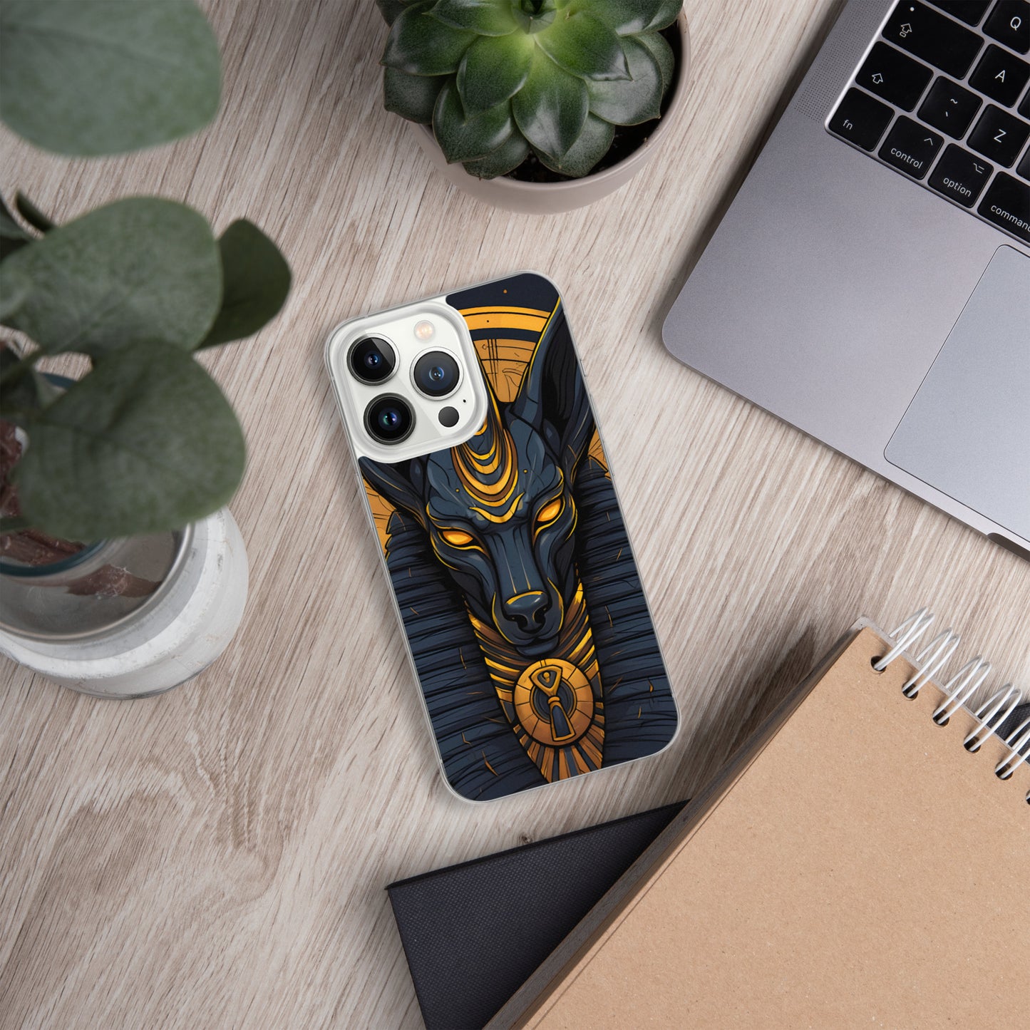 Coque pour iPhone® : Anubis, dieu de la mort et de la renaissance