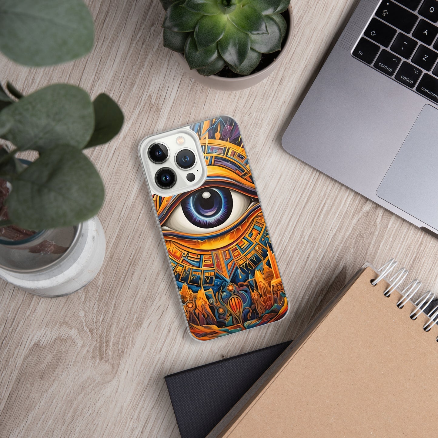 Coque pour iPhone® : L'oeil d'Horus, guérison et protection