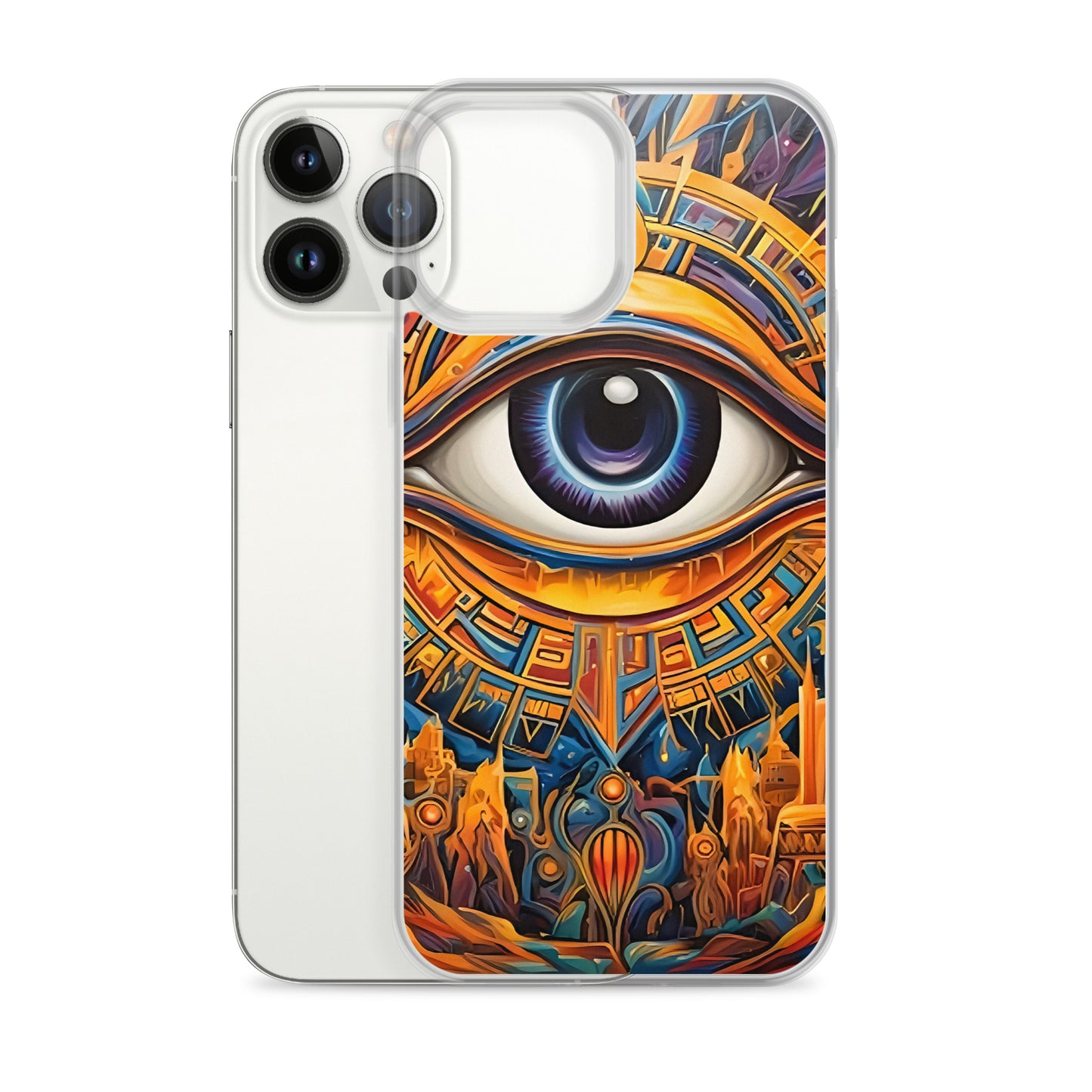 Coque d'iPhone® rigide : L'oeil d'Horus, guérison et protection