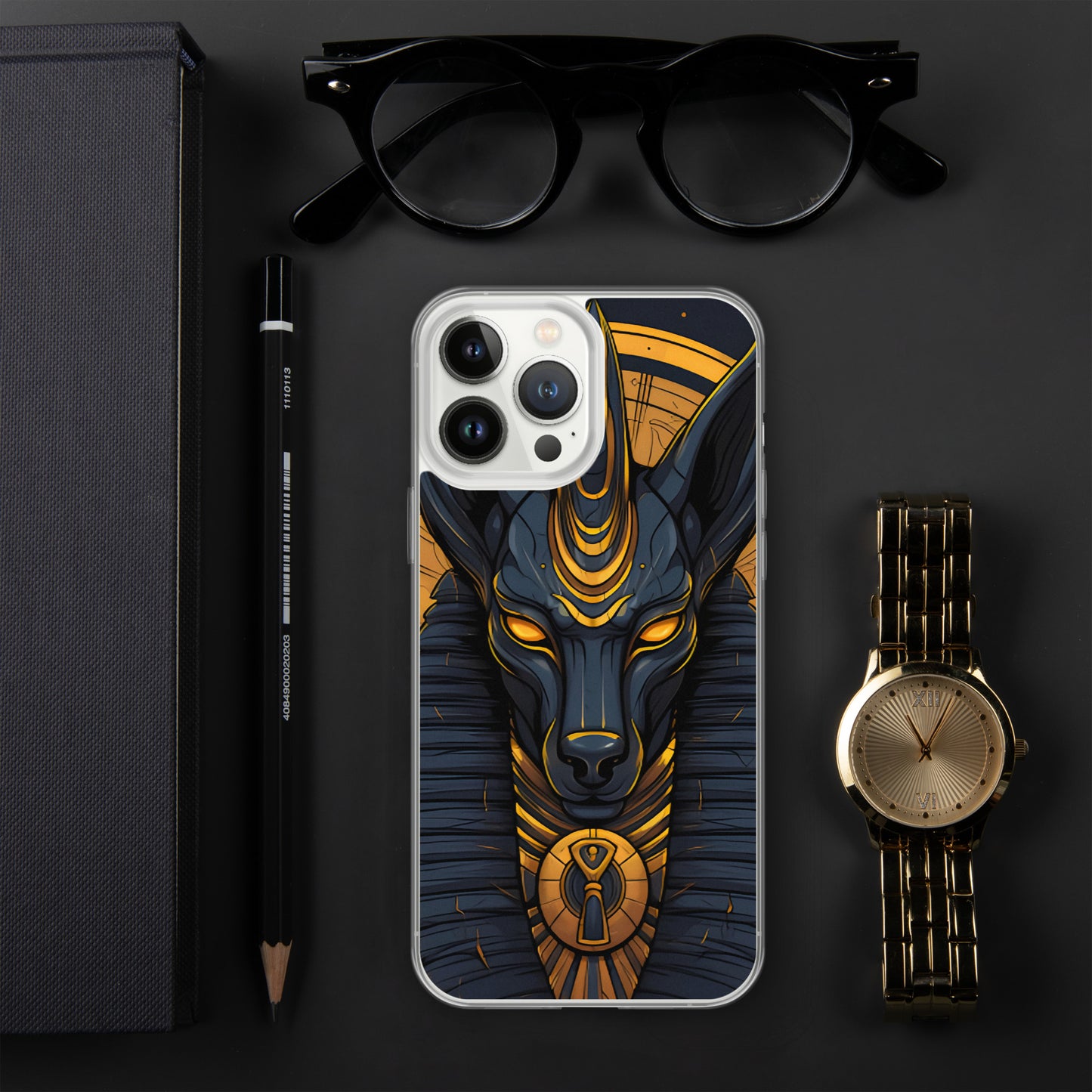 Coque pour iPhone® : Anubis, dieu de la mort et de la renaissance