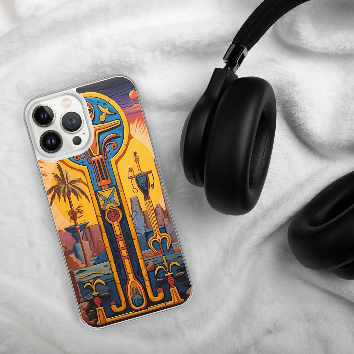 Coque pour iPhone® : La croix d'Ankh, symbole de vie éternelle