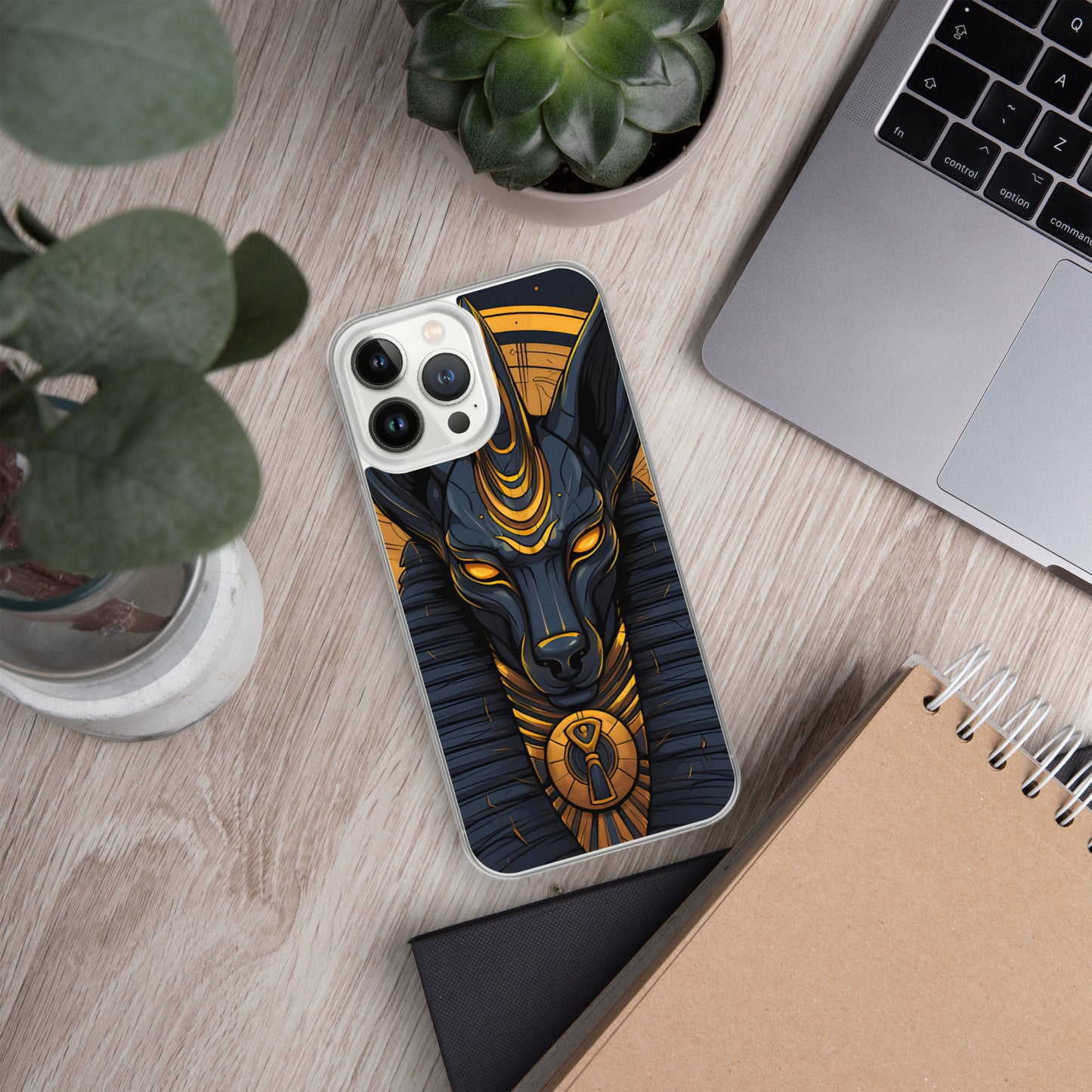 Coque pour iPhone® : Anubis, dieu de la mort et de la renaissance