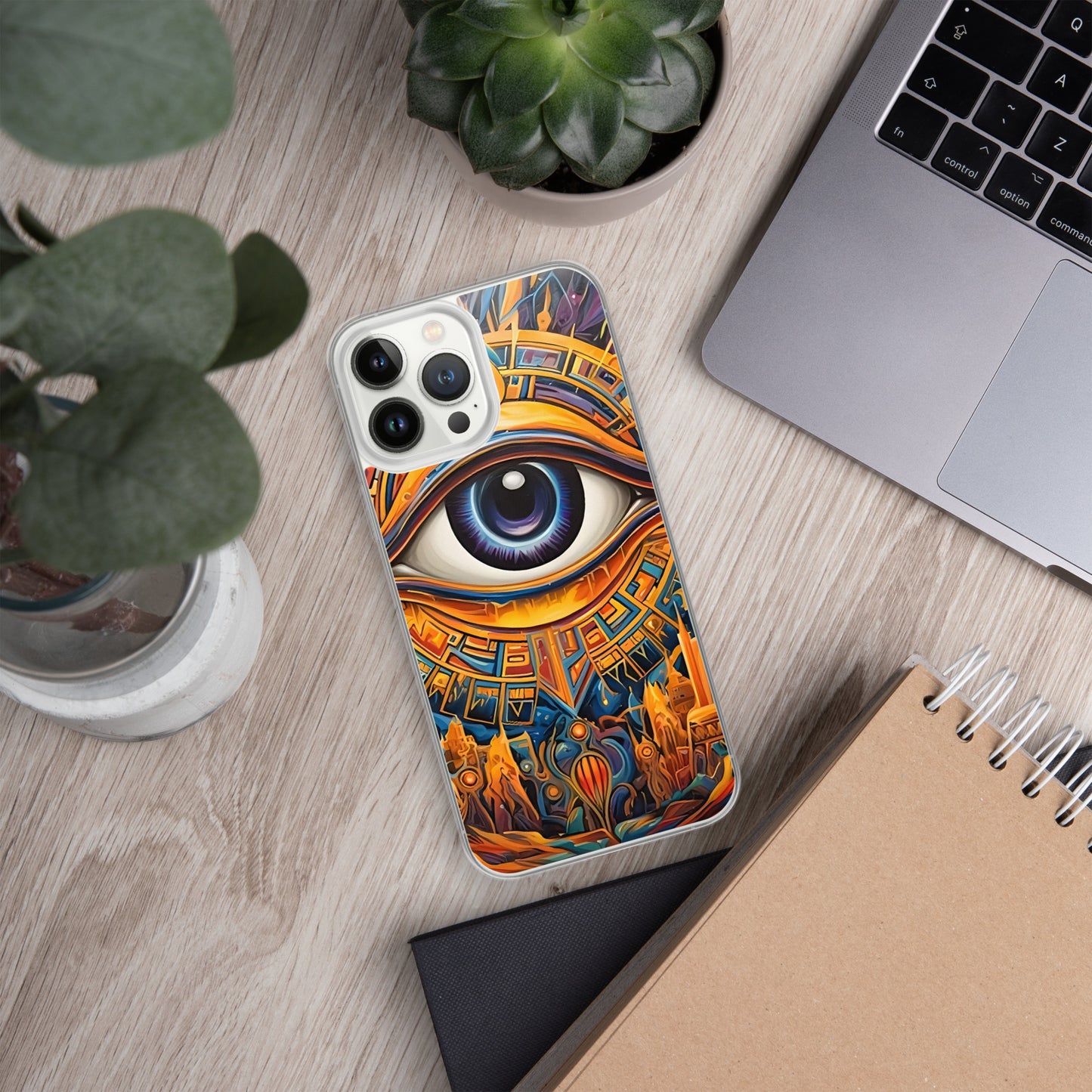 Coque pour iPhone® : L'oeil d'Horus, guérison et protection