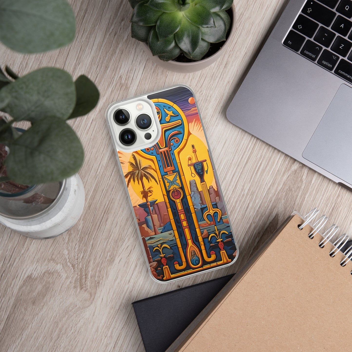 Coque pour iPhone® : La croix d'Ankh, symbole de vie éternelle