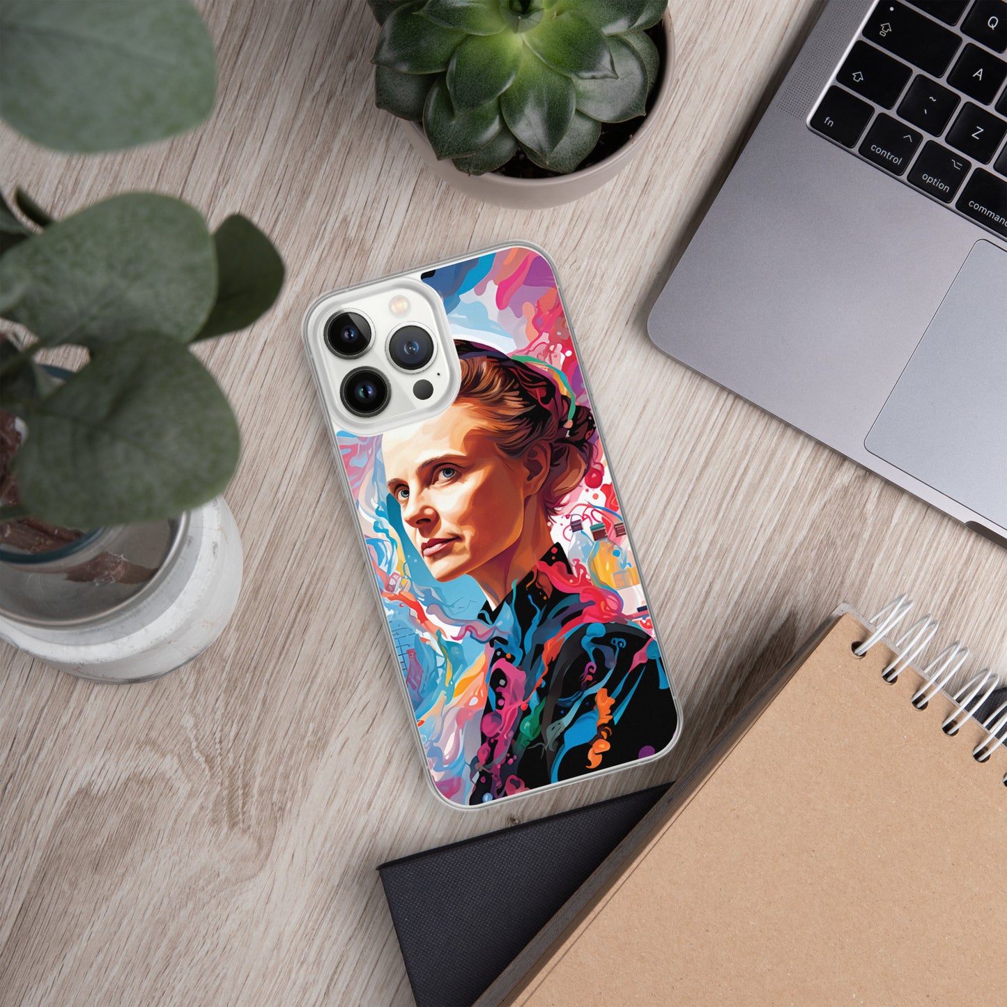 Coque pour iPhone® : Marie Curie, rayonnement scientifique