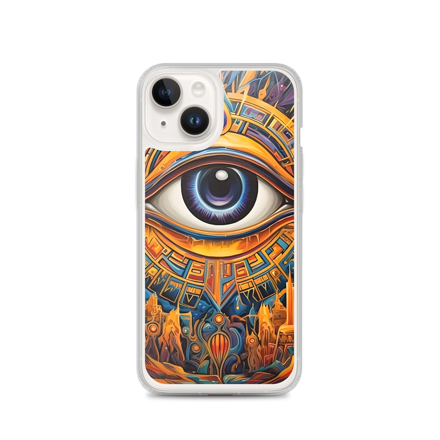 Coque d'iPhone® rigide : L'oeil d'Horus, guérison et protection