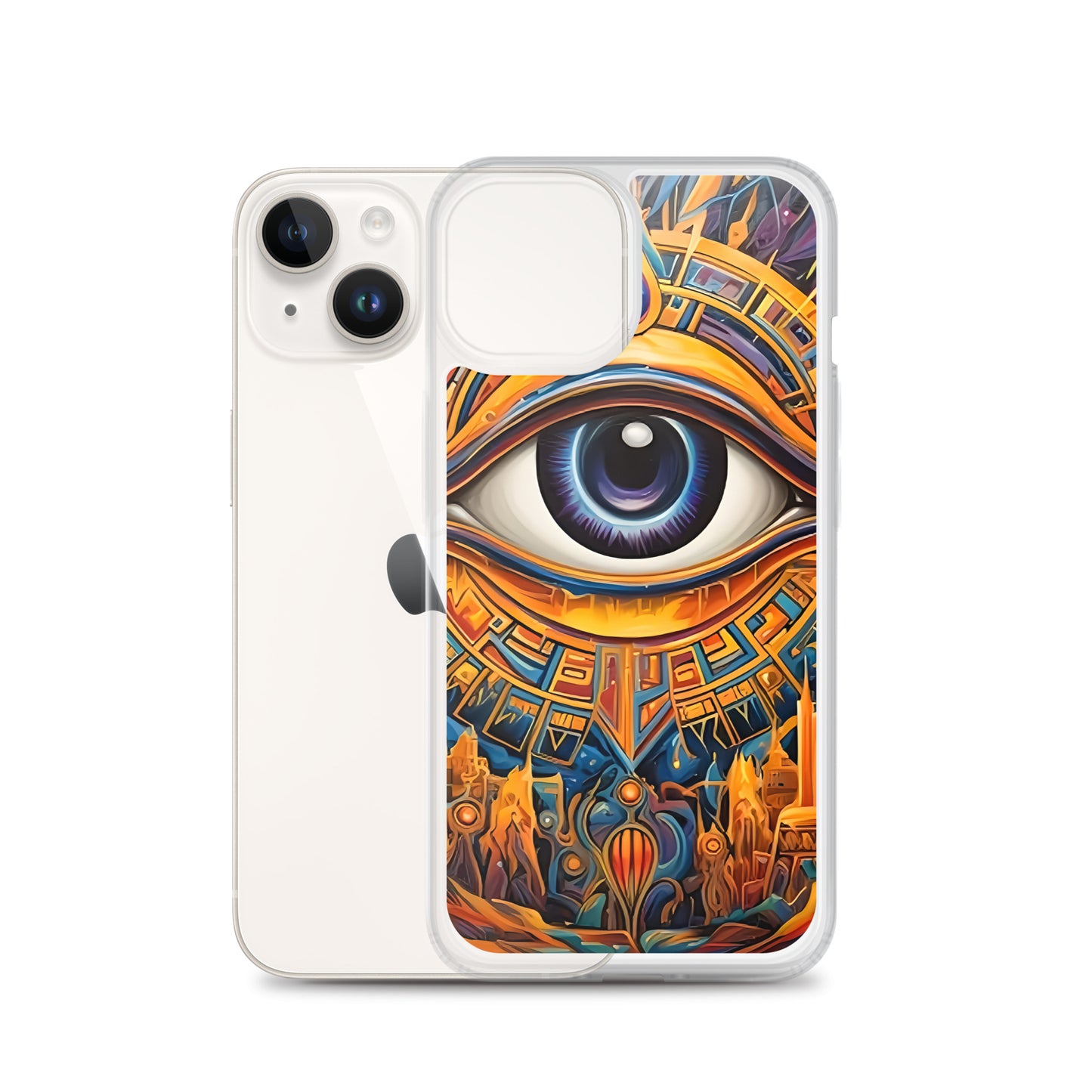 Coque d'iPhone® rigide : L'oeil d'Horus, guérison et protection