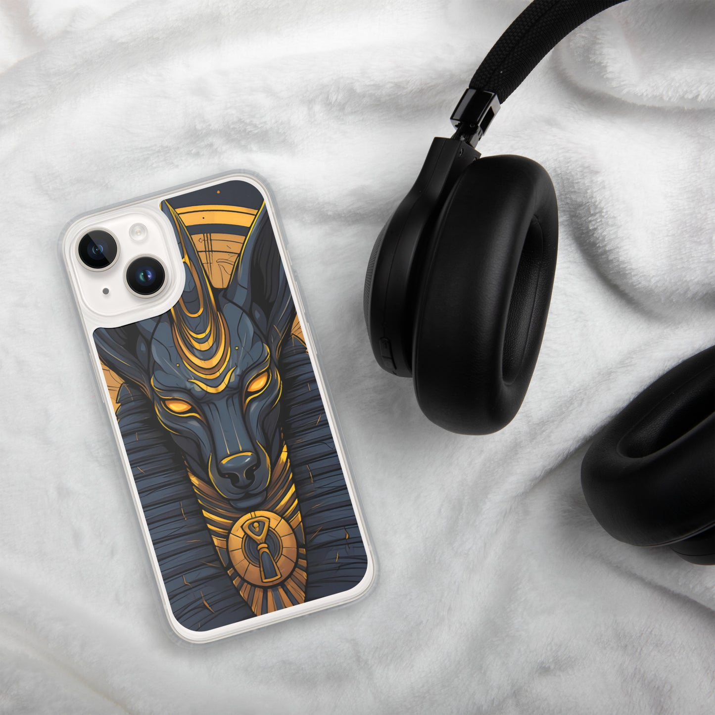 Coque pour iPhone® : Anubis, dieu de la mort et de la renaissance