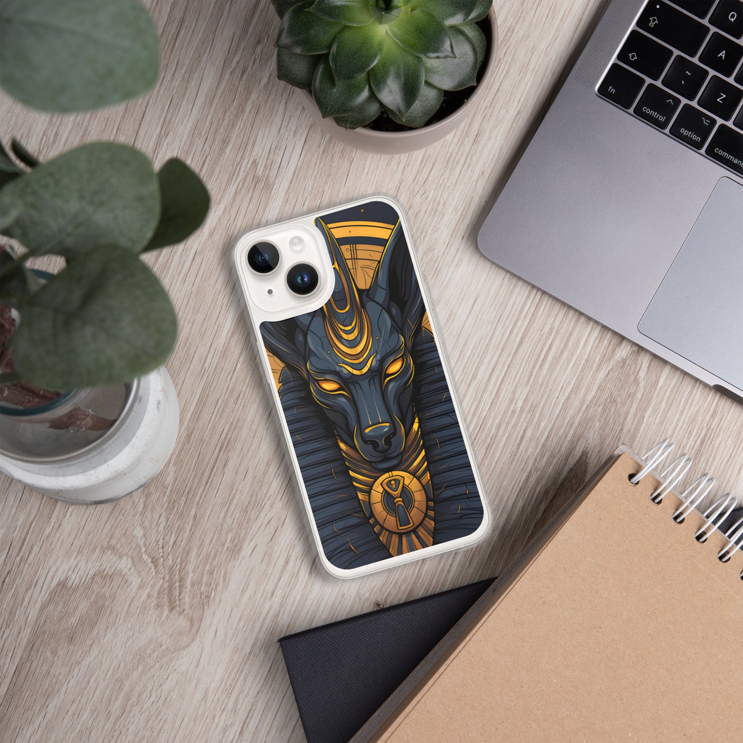 Coque pour iPhone® : Anubis, dieu de la mort et de la renaissance