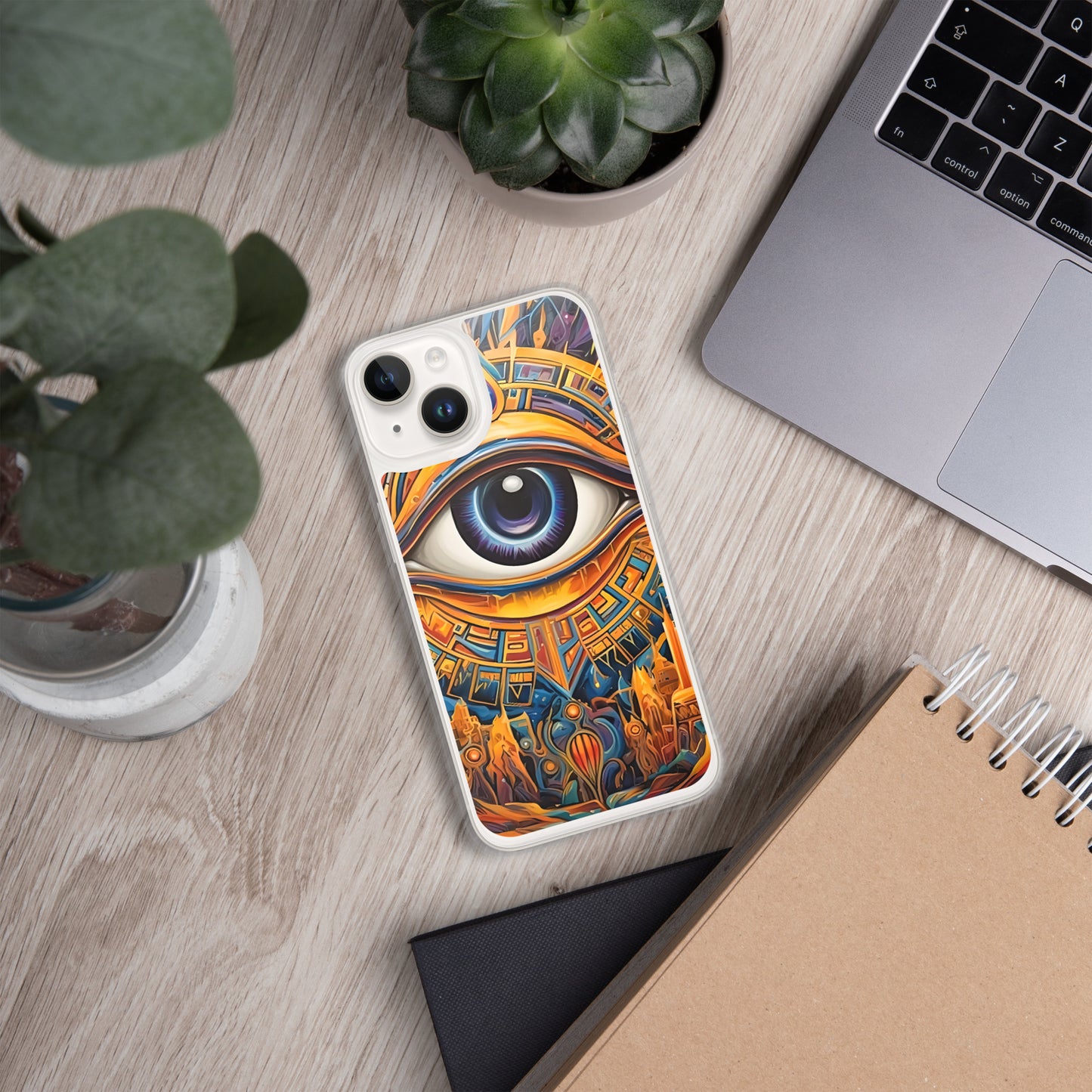 Coque pour iPhone® : L'oeil d'Horus, guérison et protection