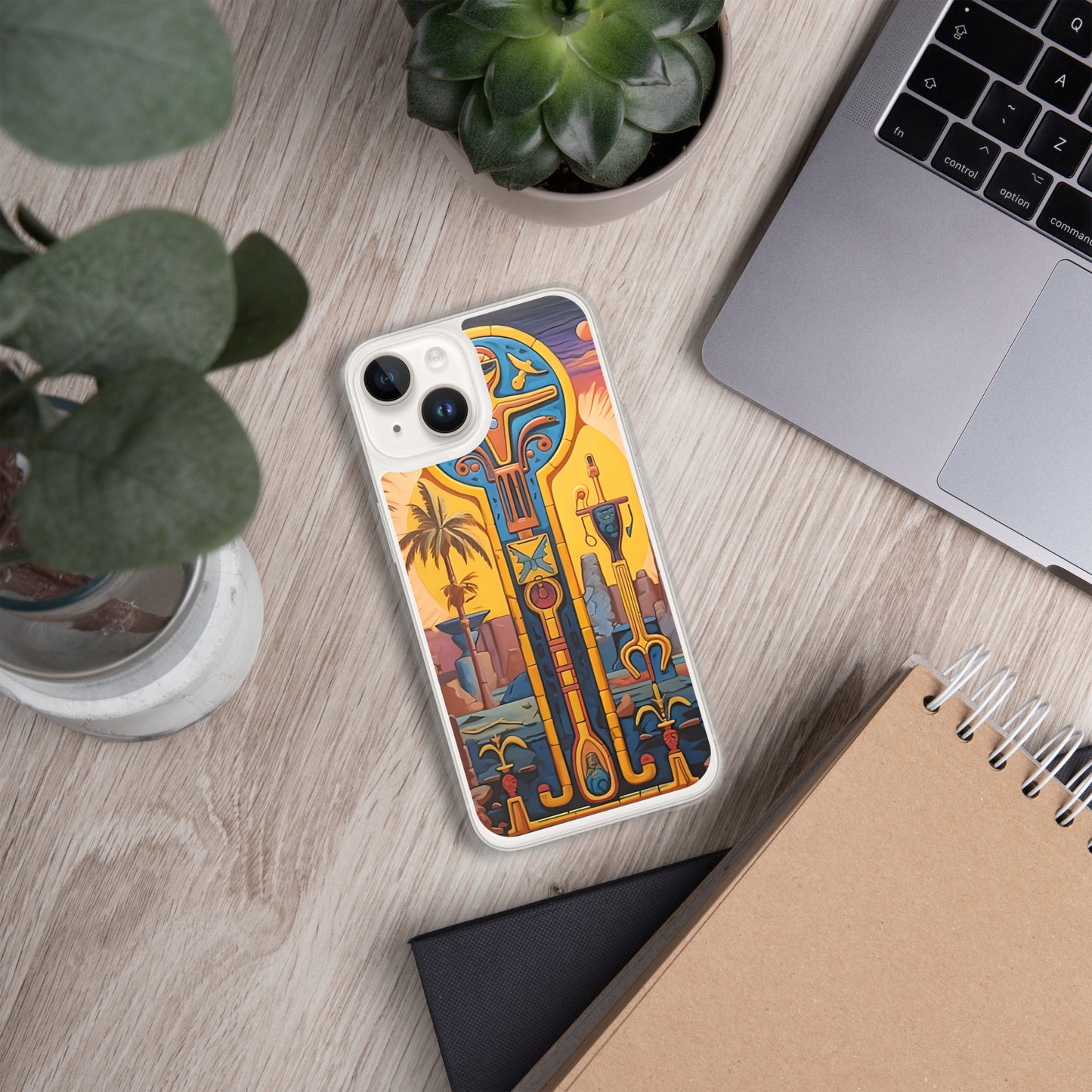 Coque pour iPhone® : La croix d'Ankh, symbole de vie éternelle