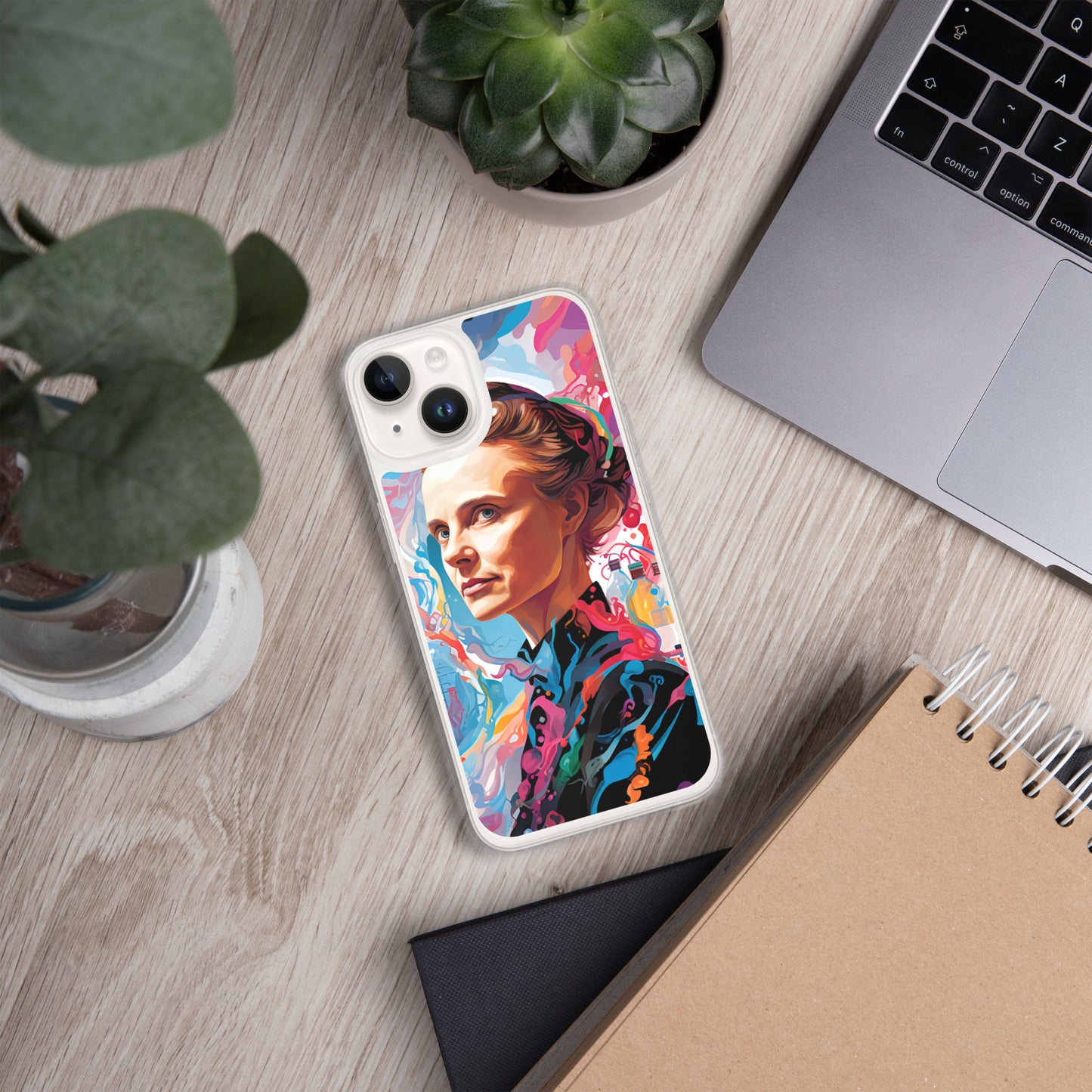 Coque pour iPhone® : Marie Curie, rayonnement scientifique