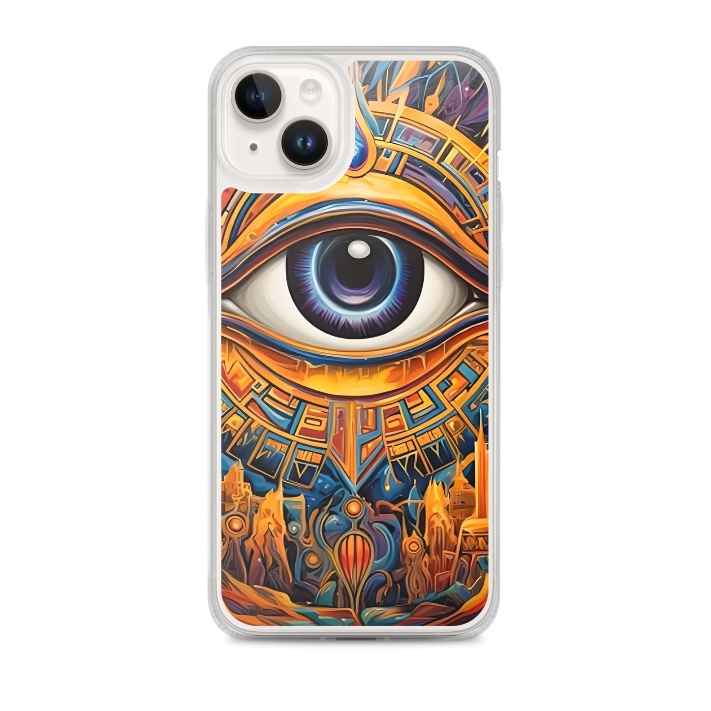 Coque d'iPhone® rigide : L'oeil d'Horus, guérison et protection