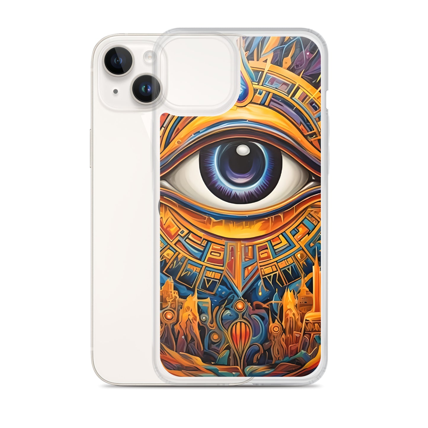 Coque d'iPhone® rigide : L'oeil d'Horus, guérison et protection