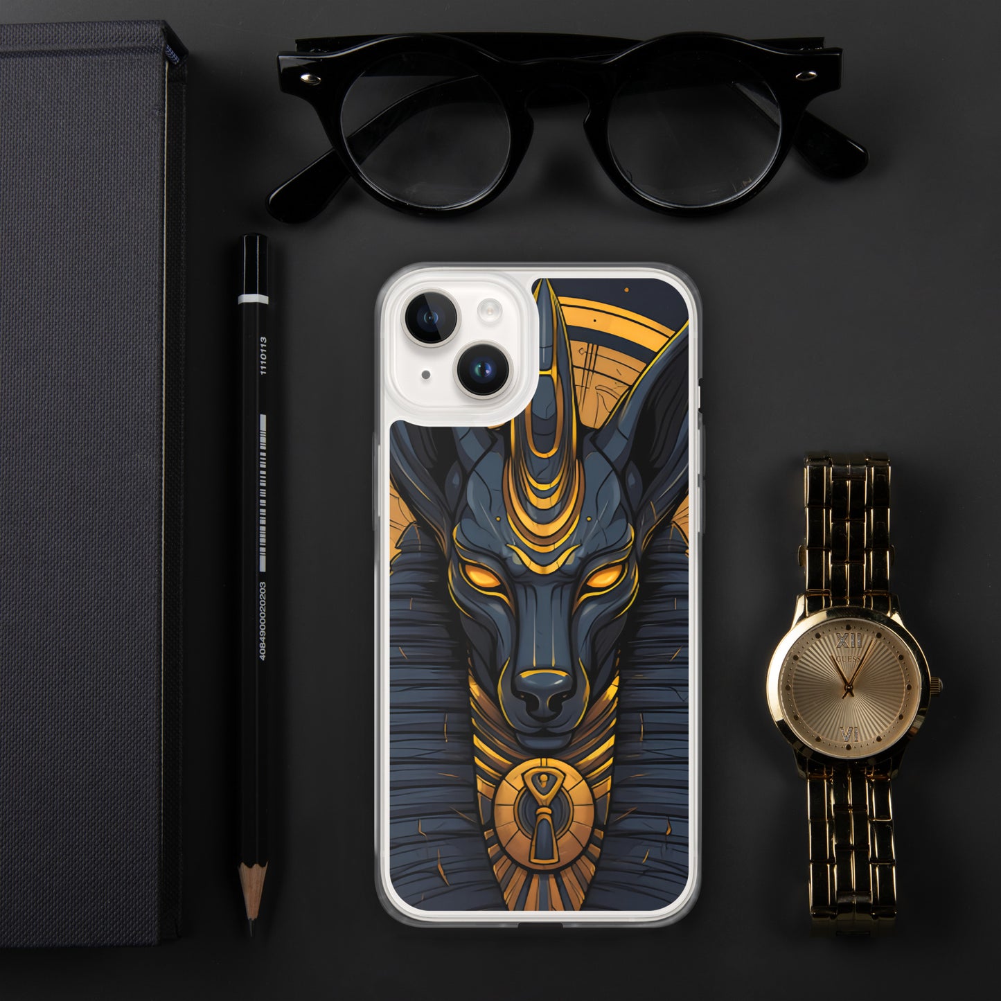 Coque pour iPhone® : Anubis, dieu de la mort et de la renaissance