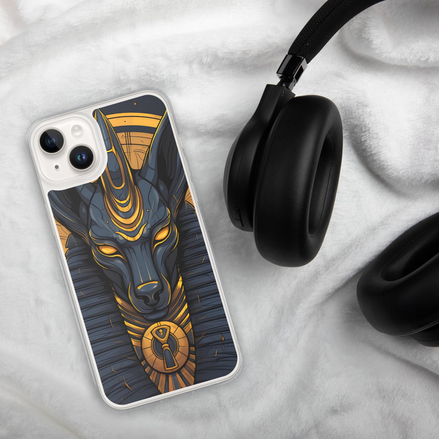 Coque pour iPhone® : Anubis, dieu de la mort et de la renaissance