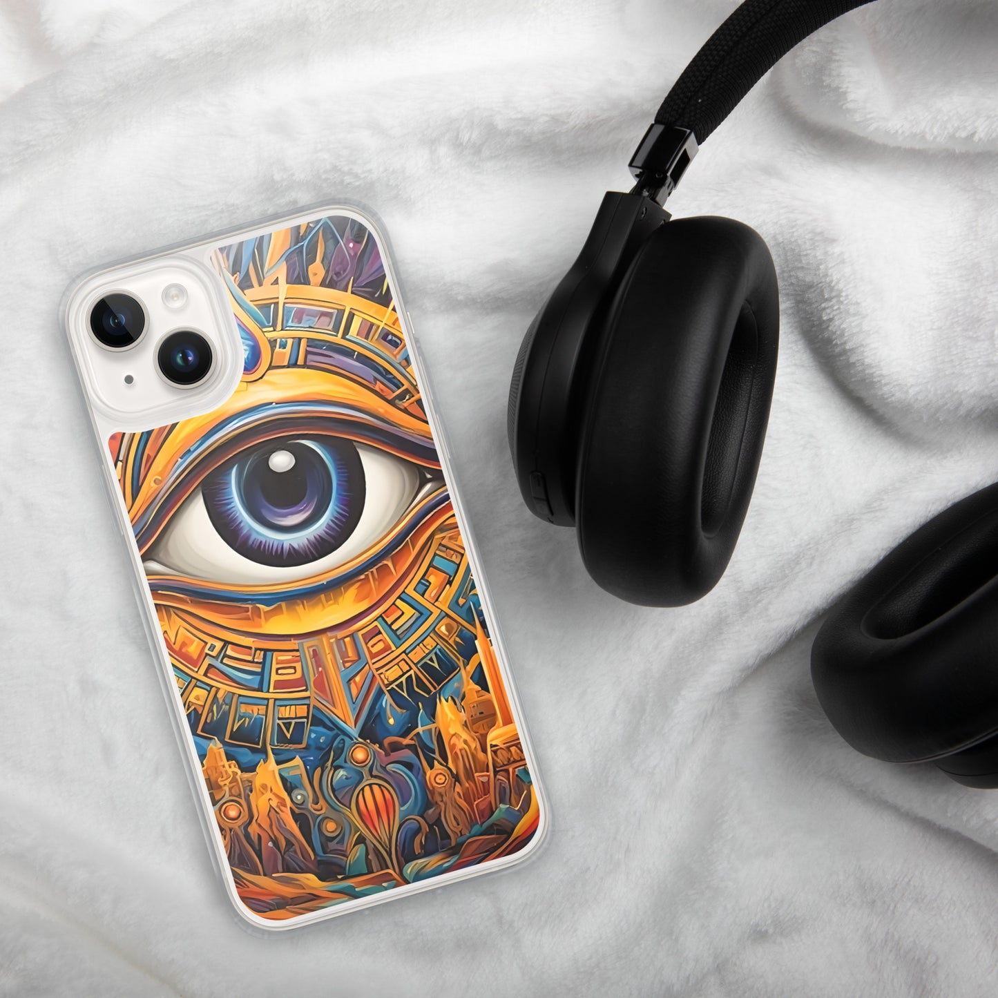 Coque pour iPhone® : L'oeil d'Horus, guérison et protection