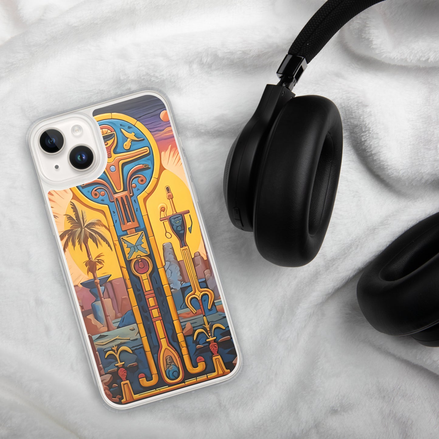 Coque pour iPhone® : La croix d'Ankh, symbole de vie éternelle